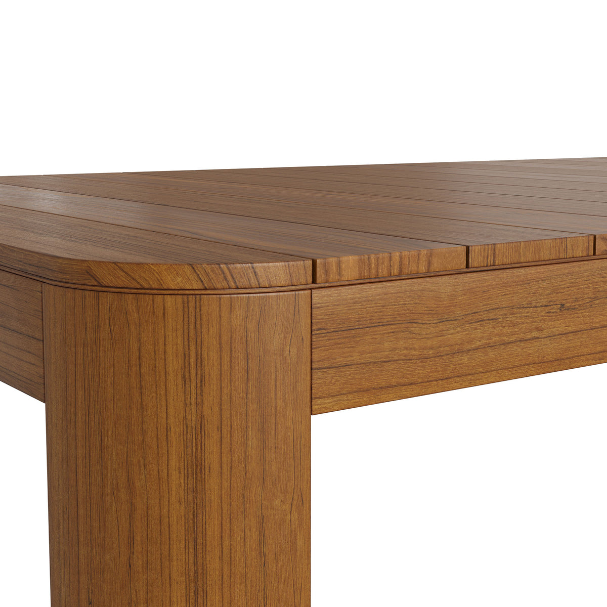 Kona 87 Inch Outdoor Patio Teak Wood Dining Table