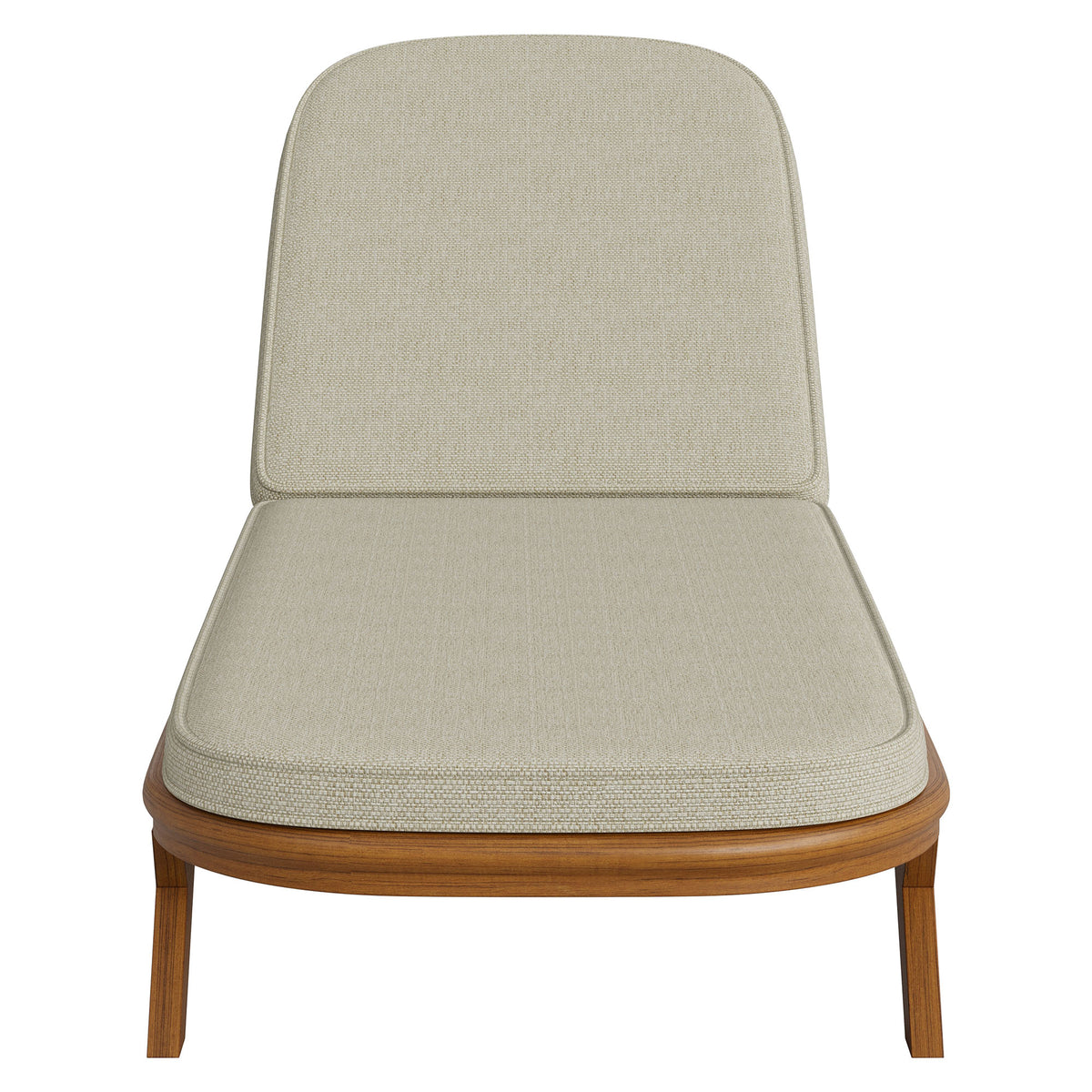 Kona Outdoor Patio Teak Wood Chaise Lounge Chair