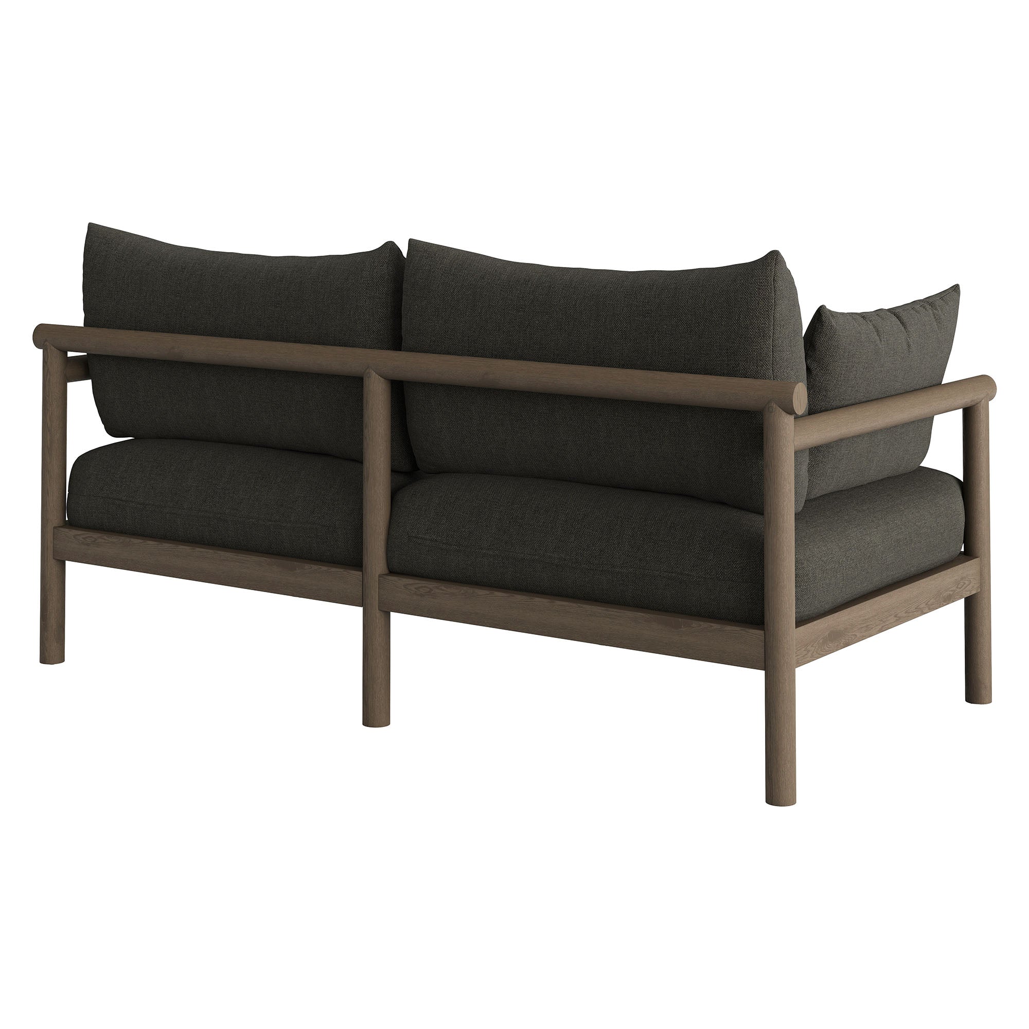 Eleni Outdoor Patio Teak Wood Loveseat