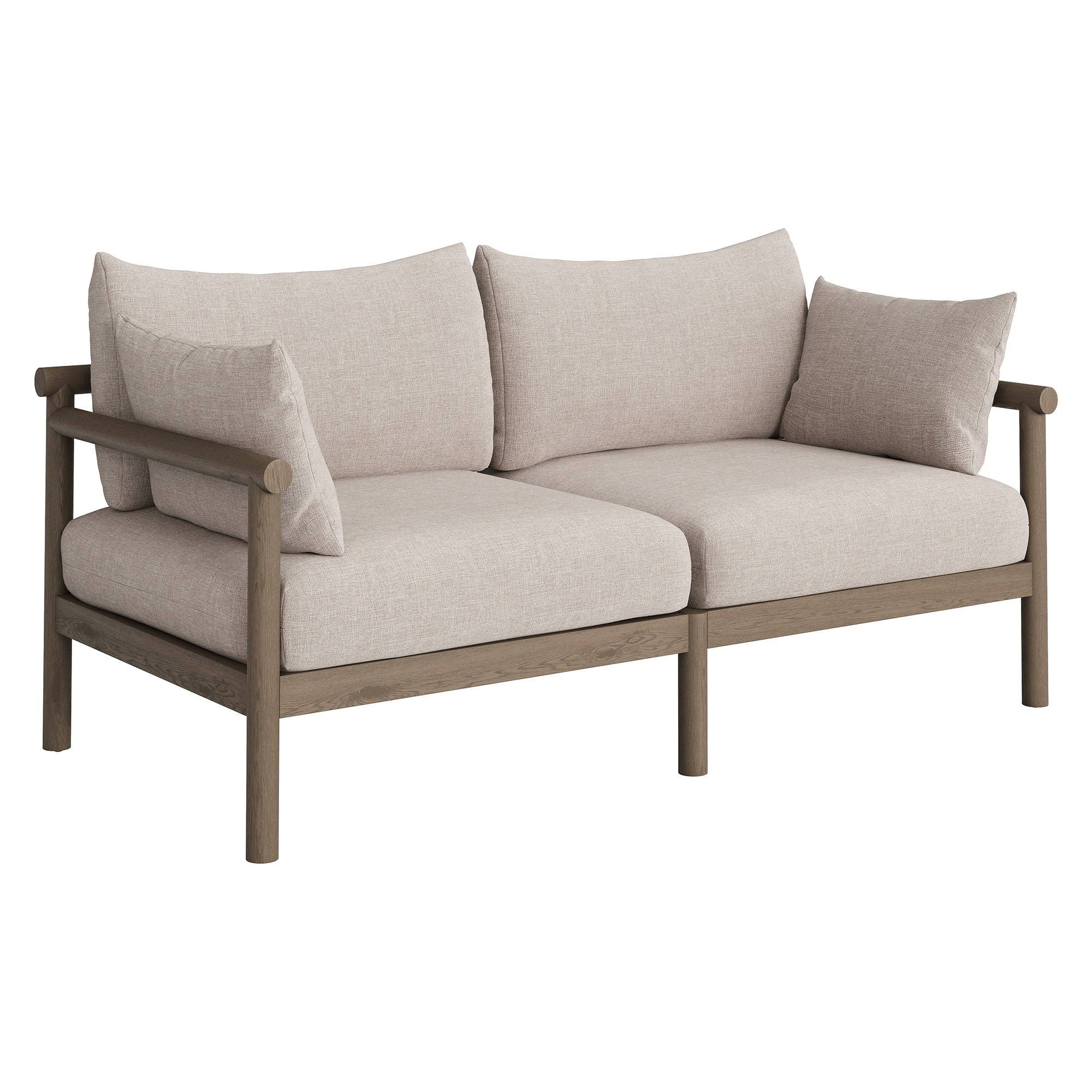 Eleni 5-Piece Outdoor Patio Teak Wood Furniture Set