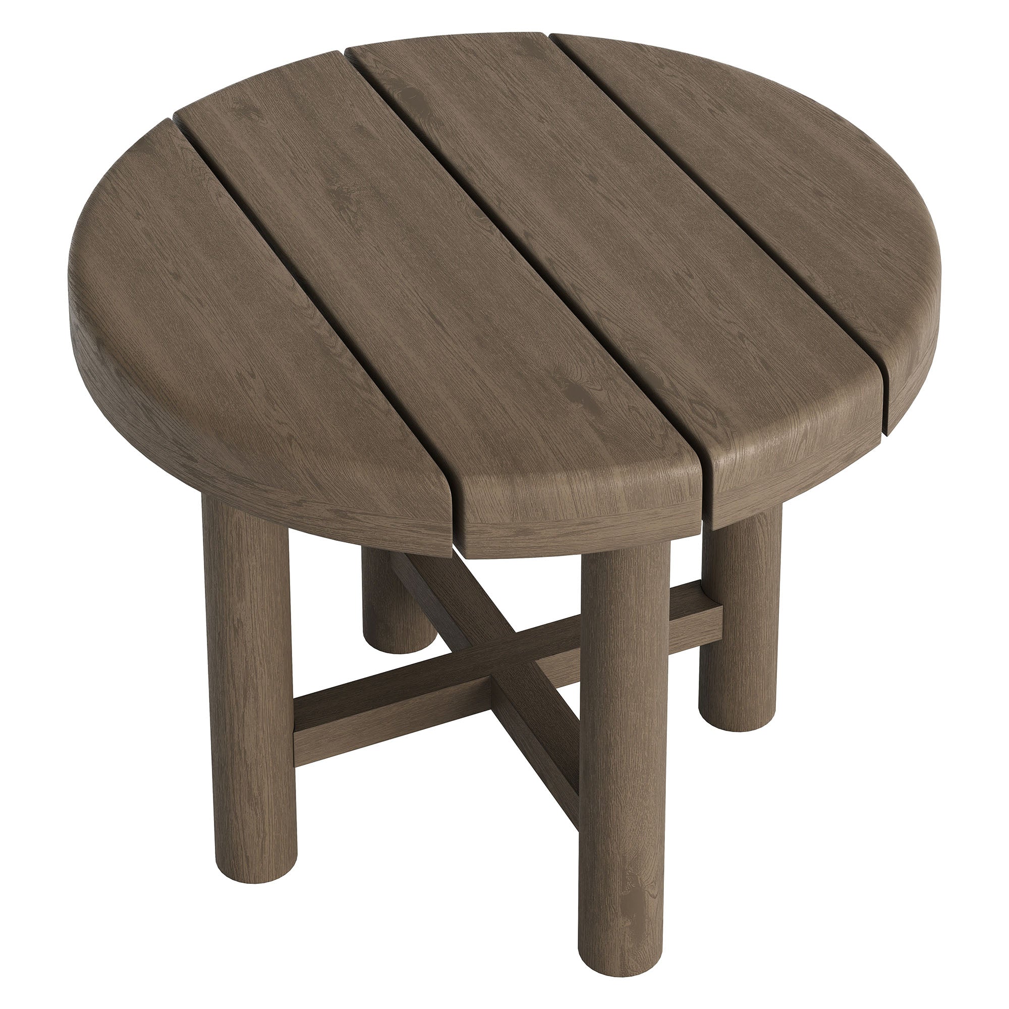 Eleni 3-Piece Outdoor Patio Teak Wood Furniture Set