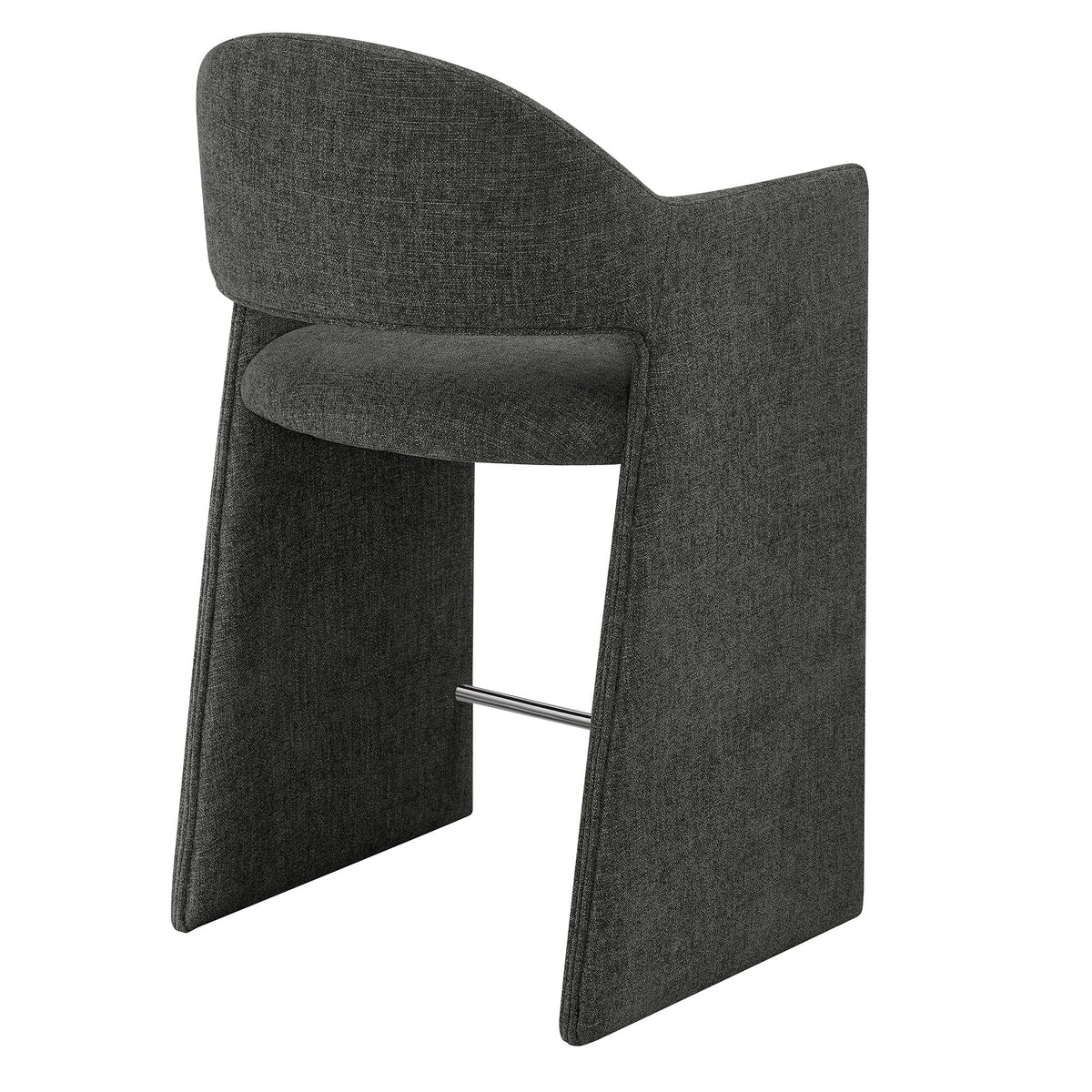 Talia 37 Inch Upholstered Fabric Counter Stool