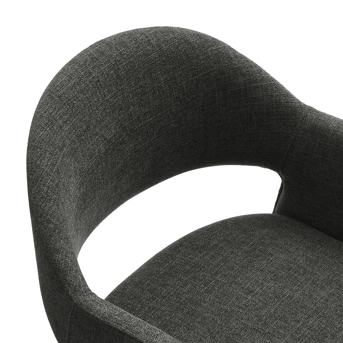 Talia 37 Inch Upholstered Fabric Counter Stool