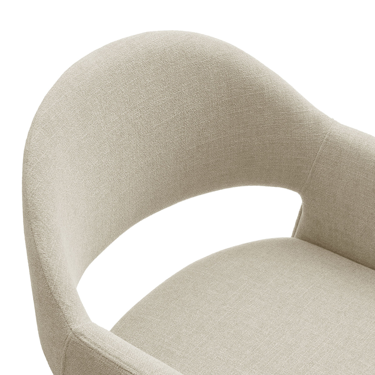 Talia 37 Inch Upholstered Fabric Counter Stool