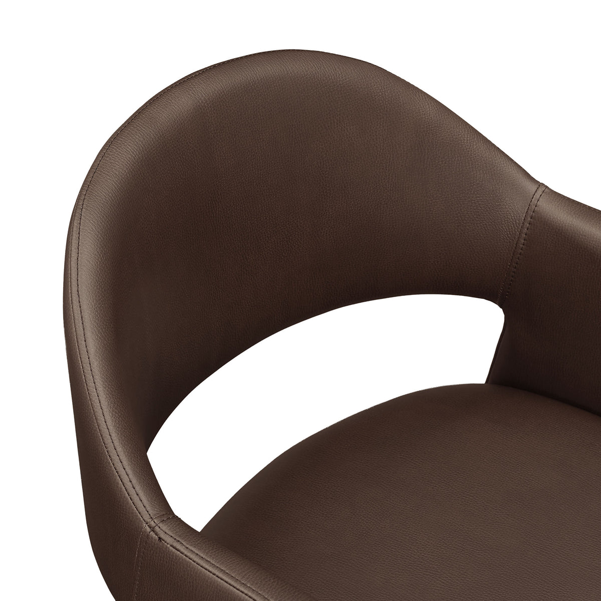Talia 37 Inch Vegan Leather Counter Stool
