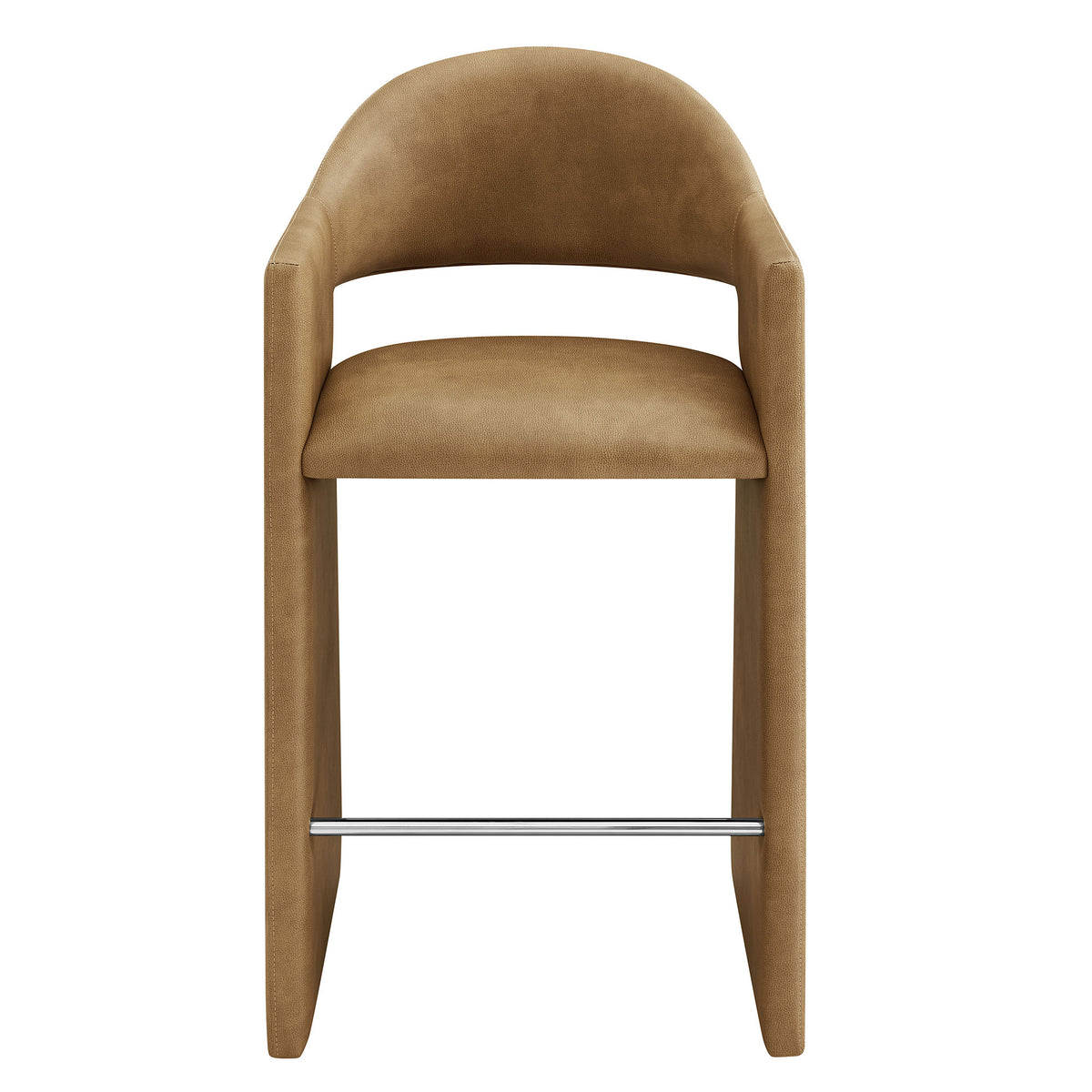 Talia 41 Inch Vegan Leather Bar Stool