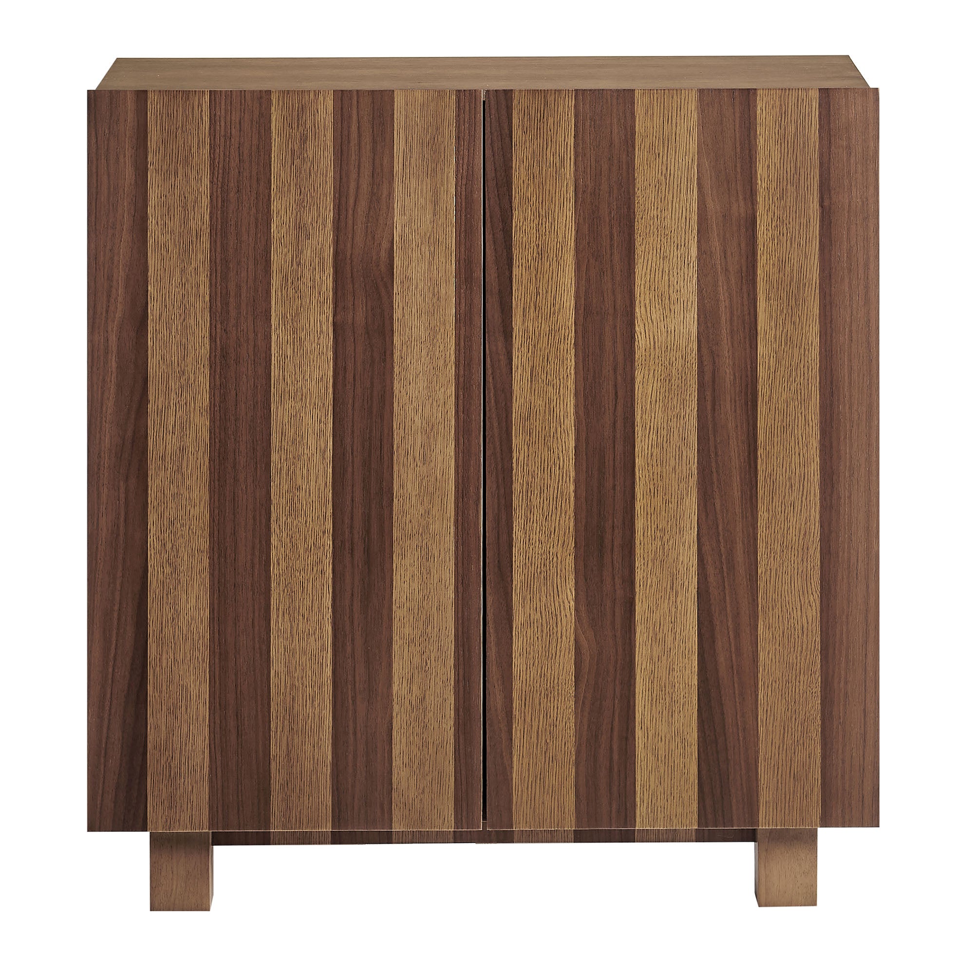 Kline 2-Door Striped Accent Cabinet