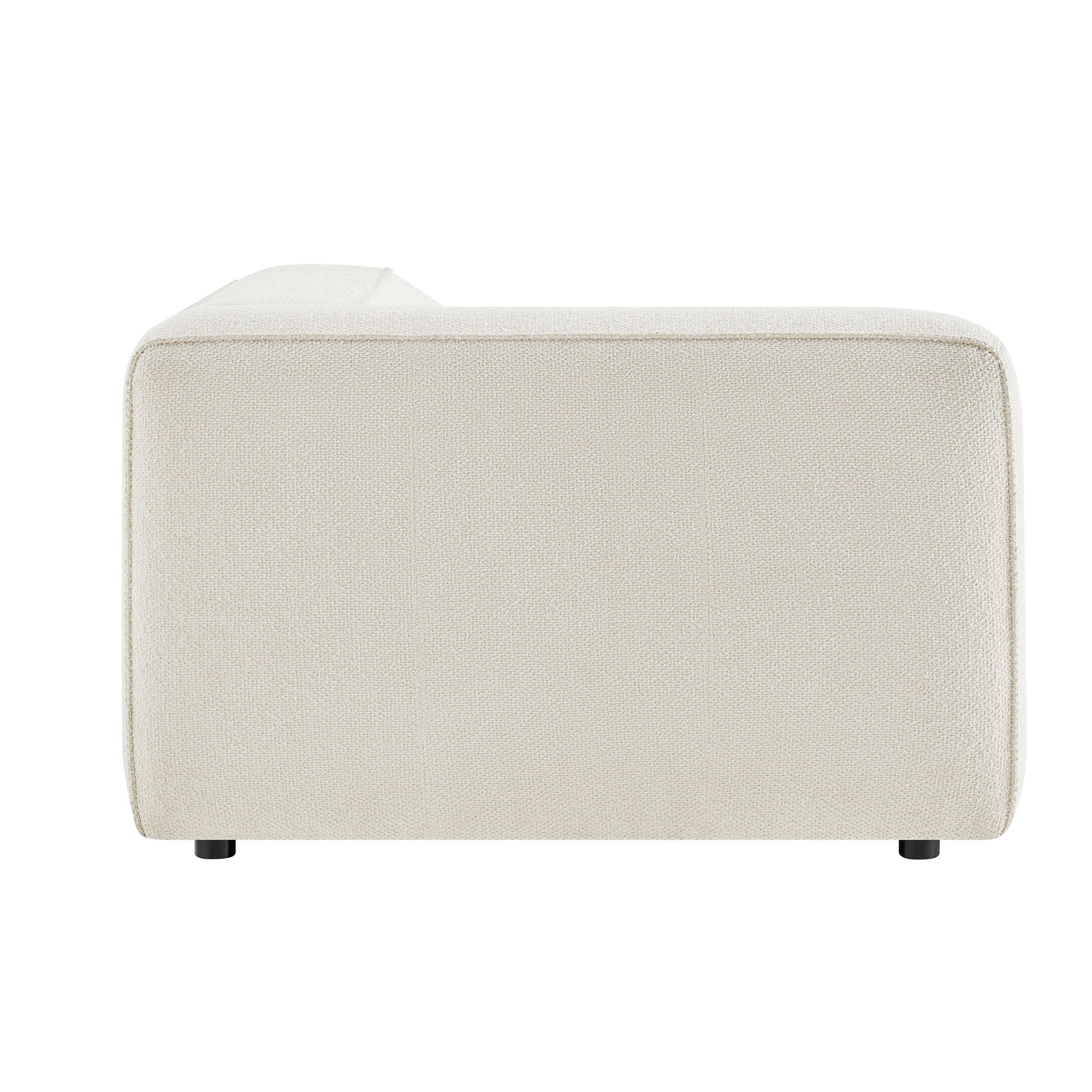 Auren Lattice Bouclé Upholstered Modular Left-Facing Arm Chair