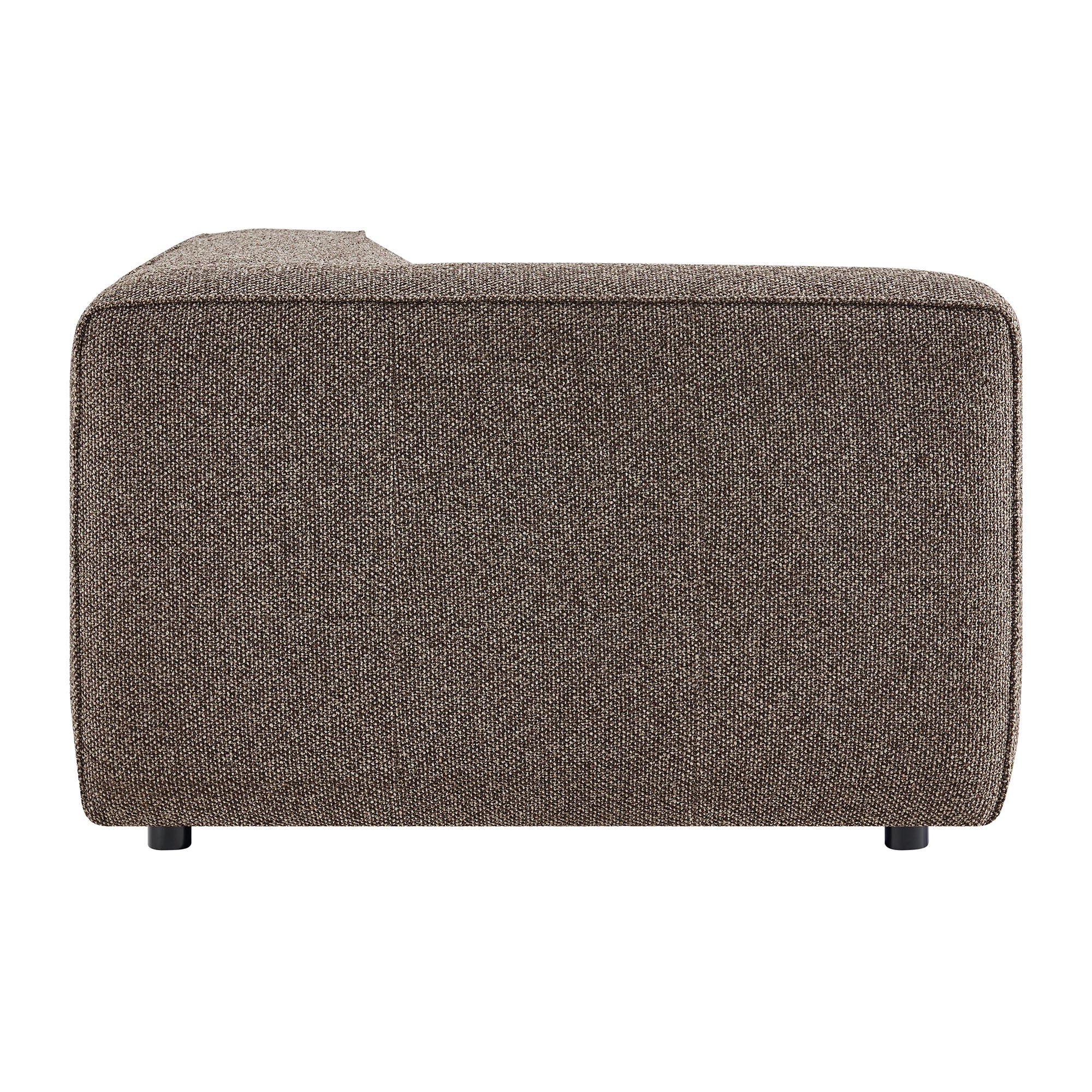 Auren Lattice Bouclé Upholstered Modular Left-Facing Arm Chair