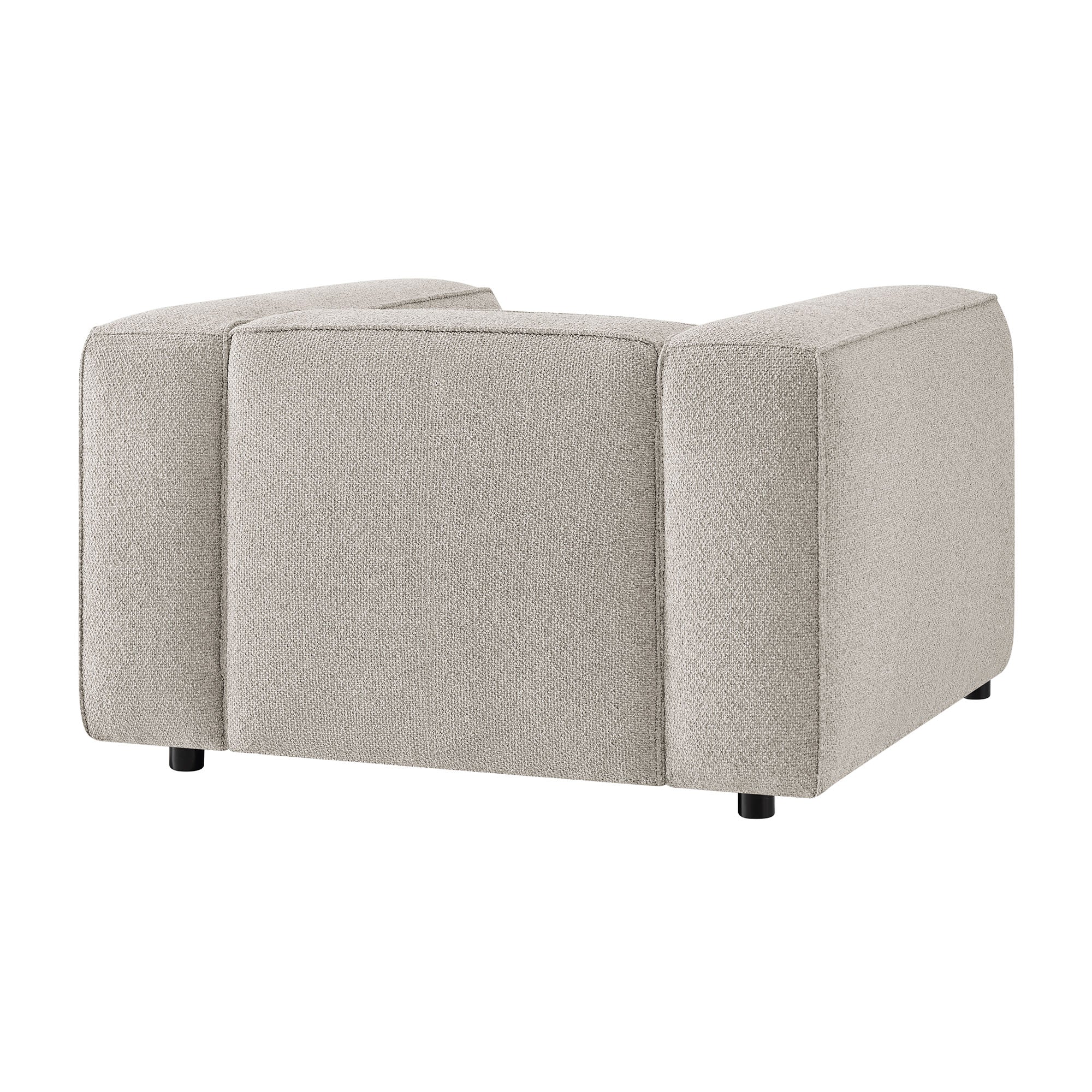 Auren Lattice Bouclé Upholstered Accent Chair