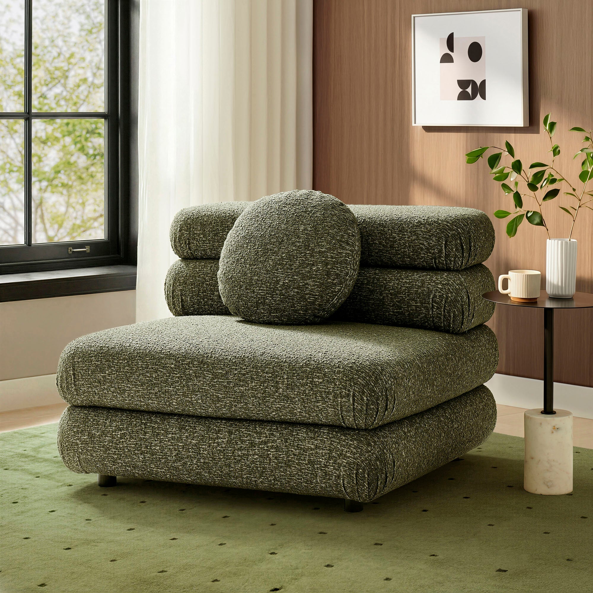 Jubilee Upholstered Modular Armless Chair