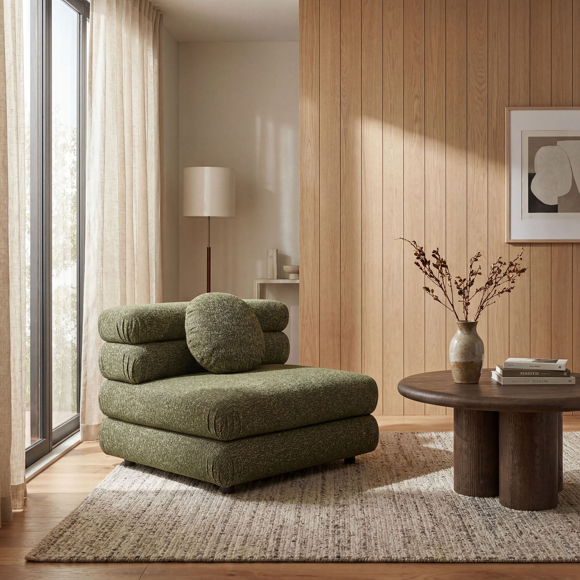 Jubilee Upholstered Modular Armless Chair