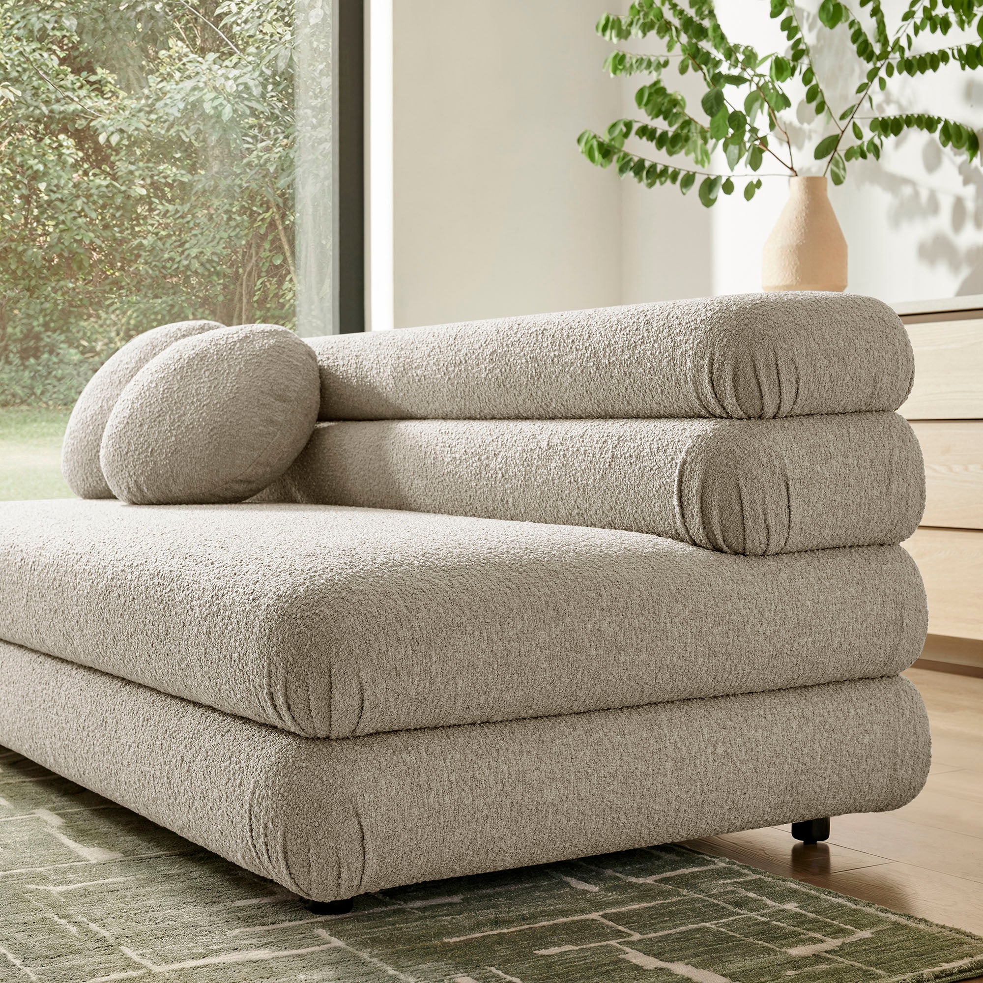 Jubilee Upholstered Modular Armless Loveseat