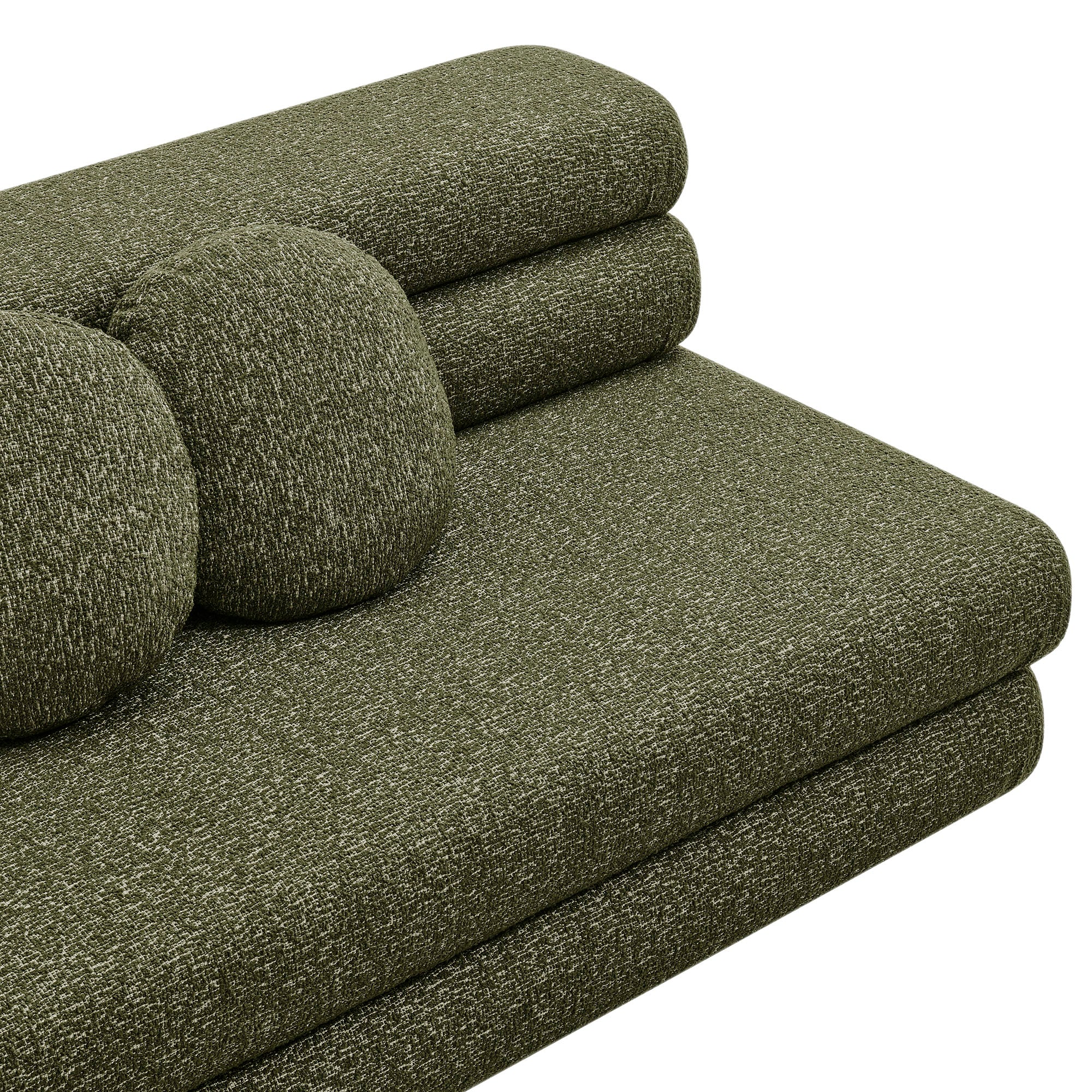 Jubilee Upholstered Modular Armless Loveseat