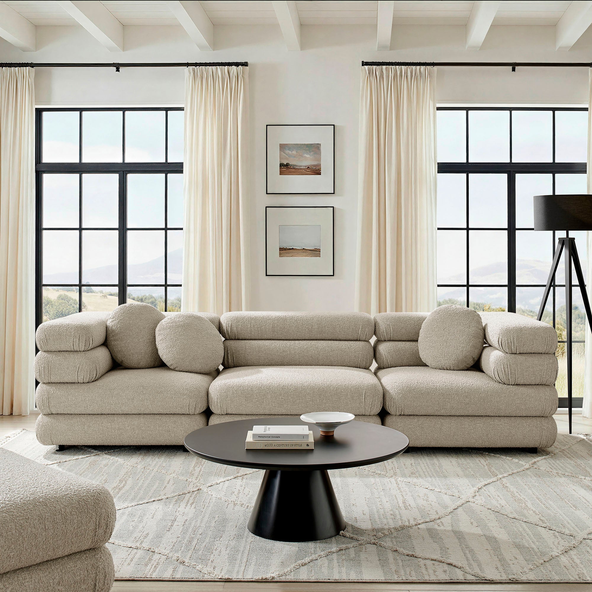Jubilee 3-Piece Upholstered 3-Piece Modular Sofa Set