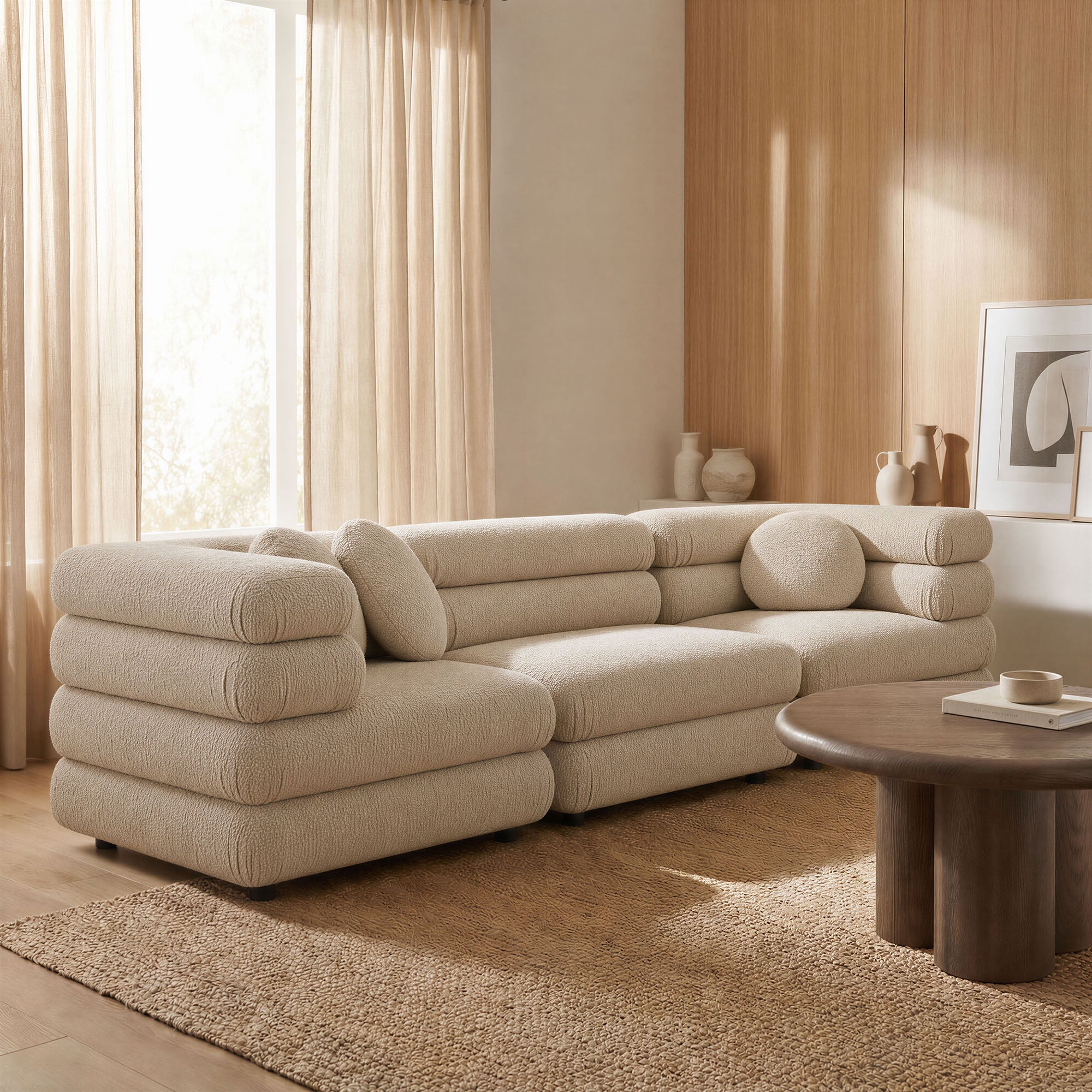 Jubilee 3-Piece Upholstered 3-Piece Modular Sofa Set
