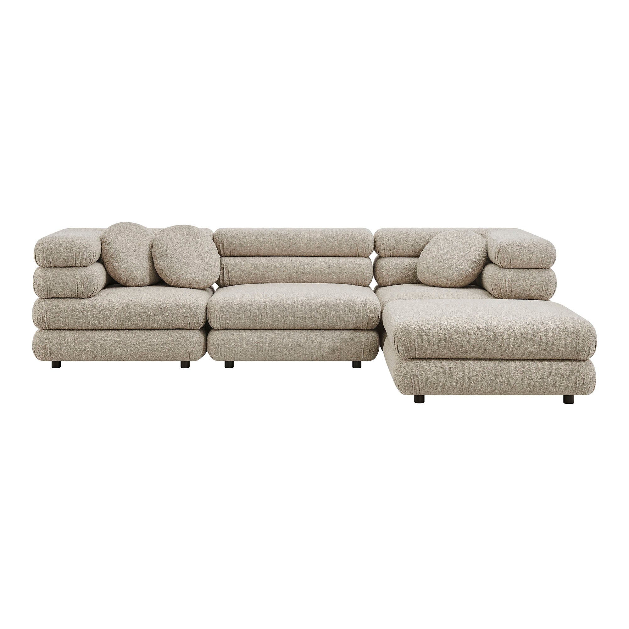 Jubilee 4-Piece Upholstered Modular Sofa Set