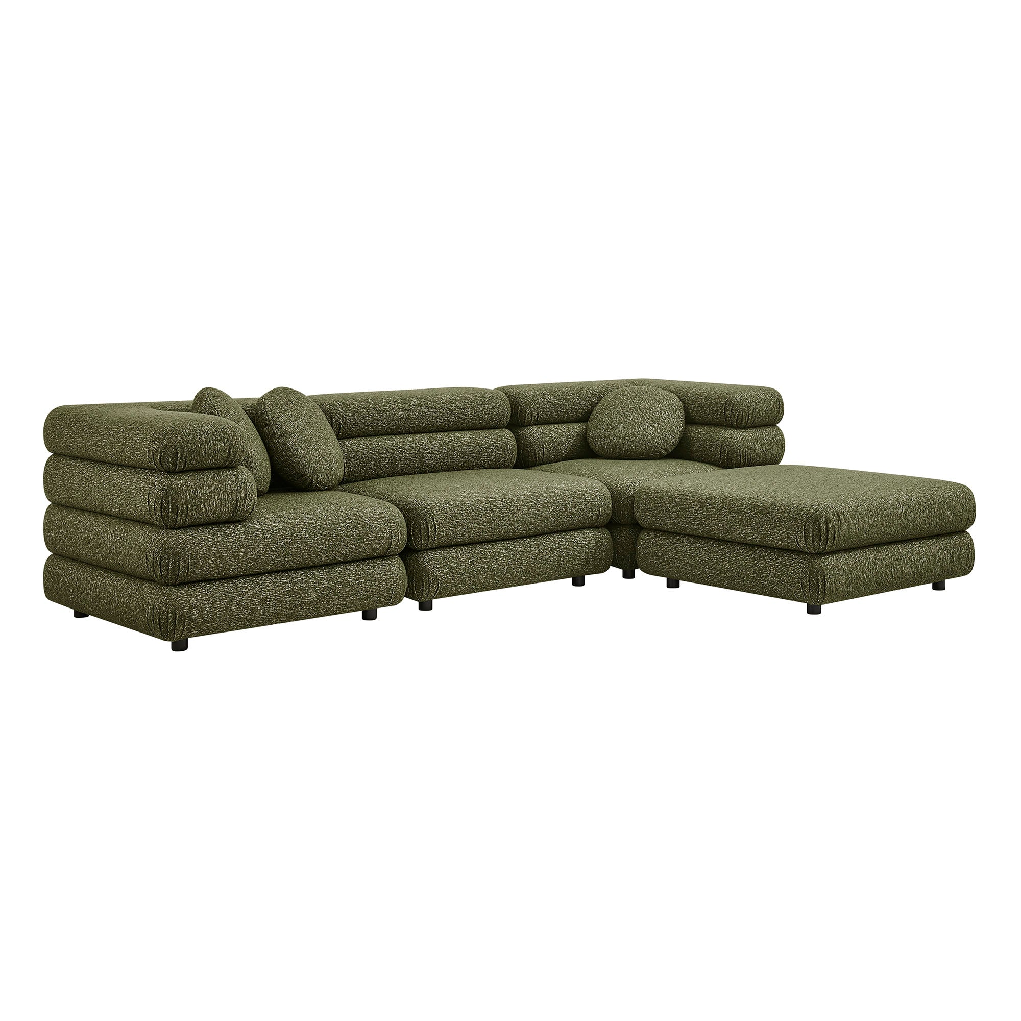 Jubilee 4-Piece Upholstered Modular Sofa Set