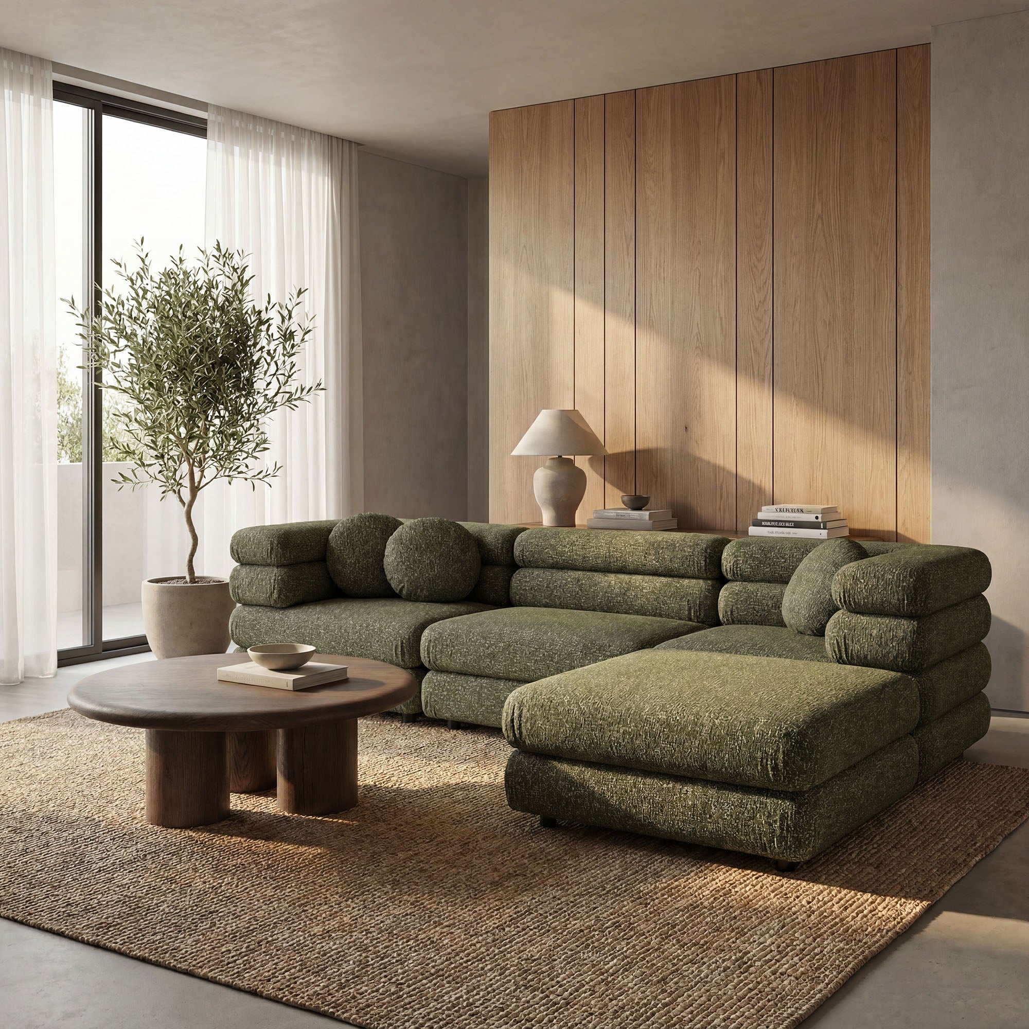 Jubilee 4-Piece Upholstered Modular Sofa Set