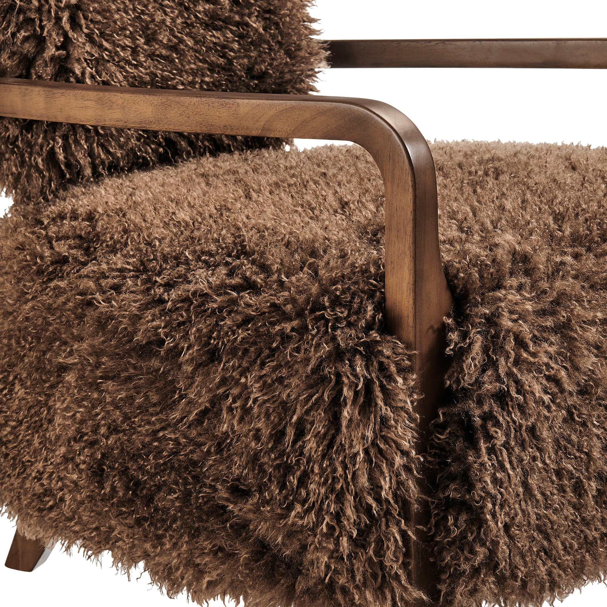 Zinnia Faux Fur Accent Chair