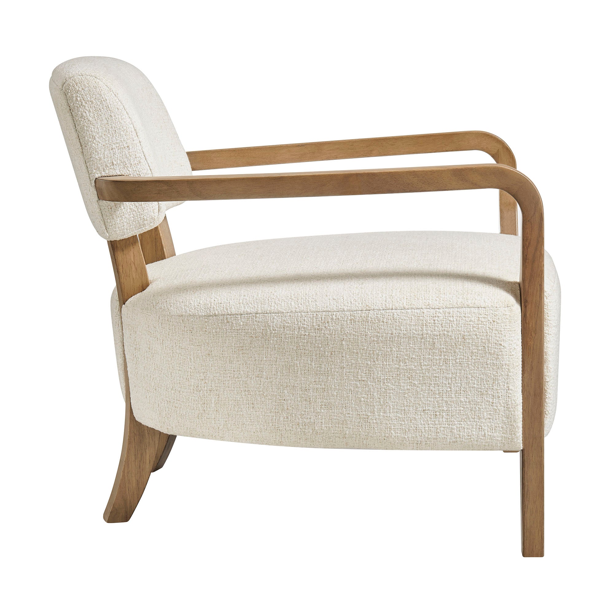 Zinnia Linen Blend Accent Chair