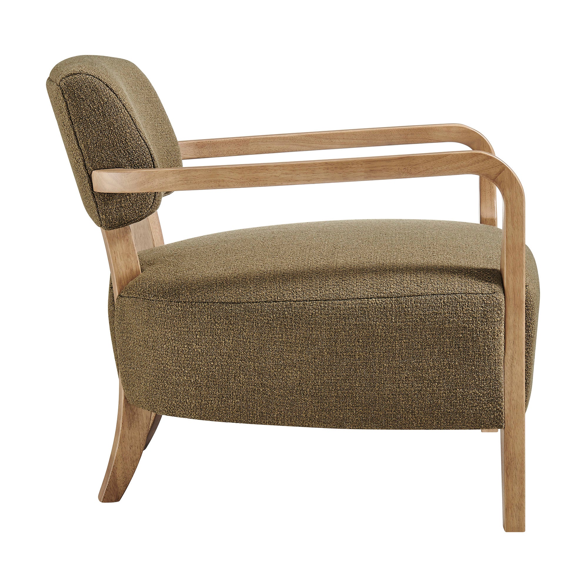 Zinnia Linen Blend Accent Chair
