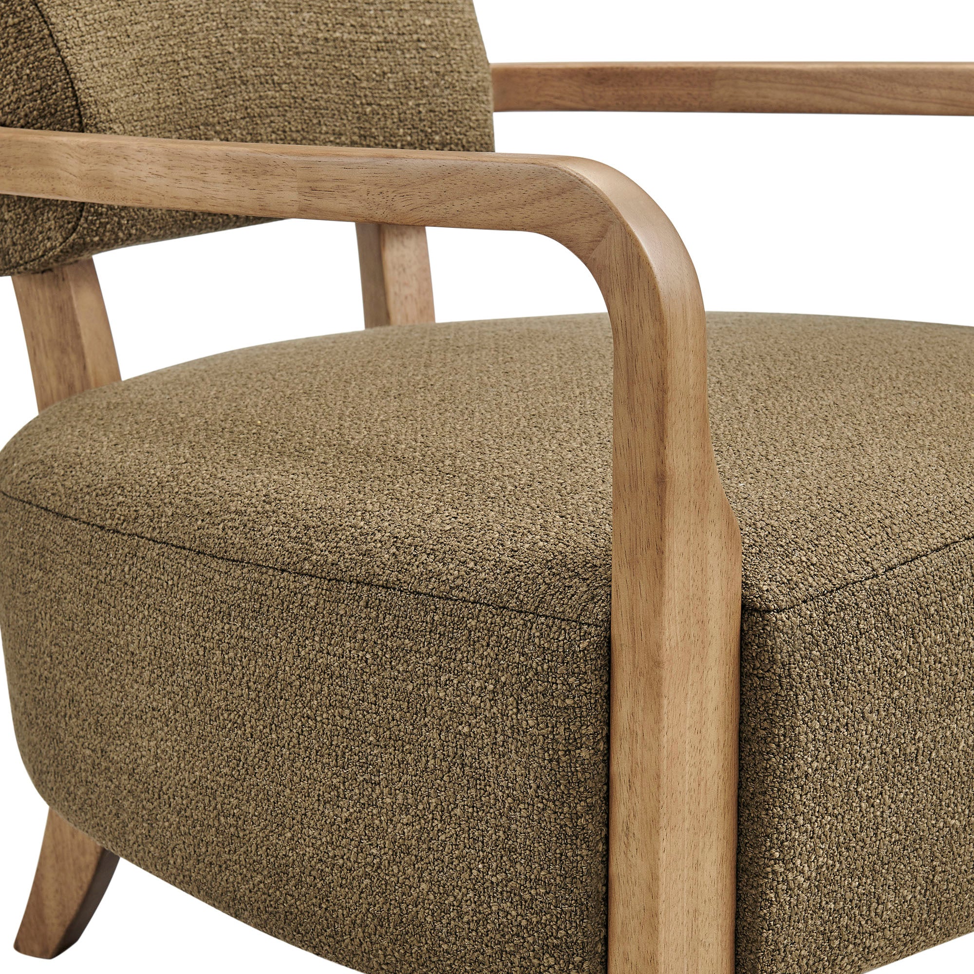 Zinnia Linen Blend Accent Chair