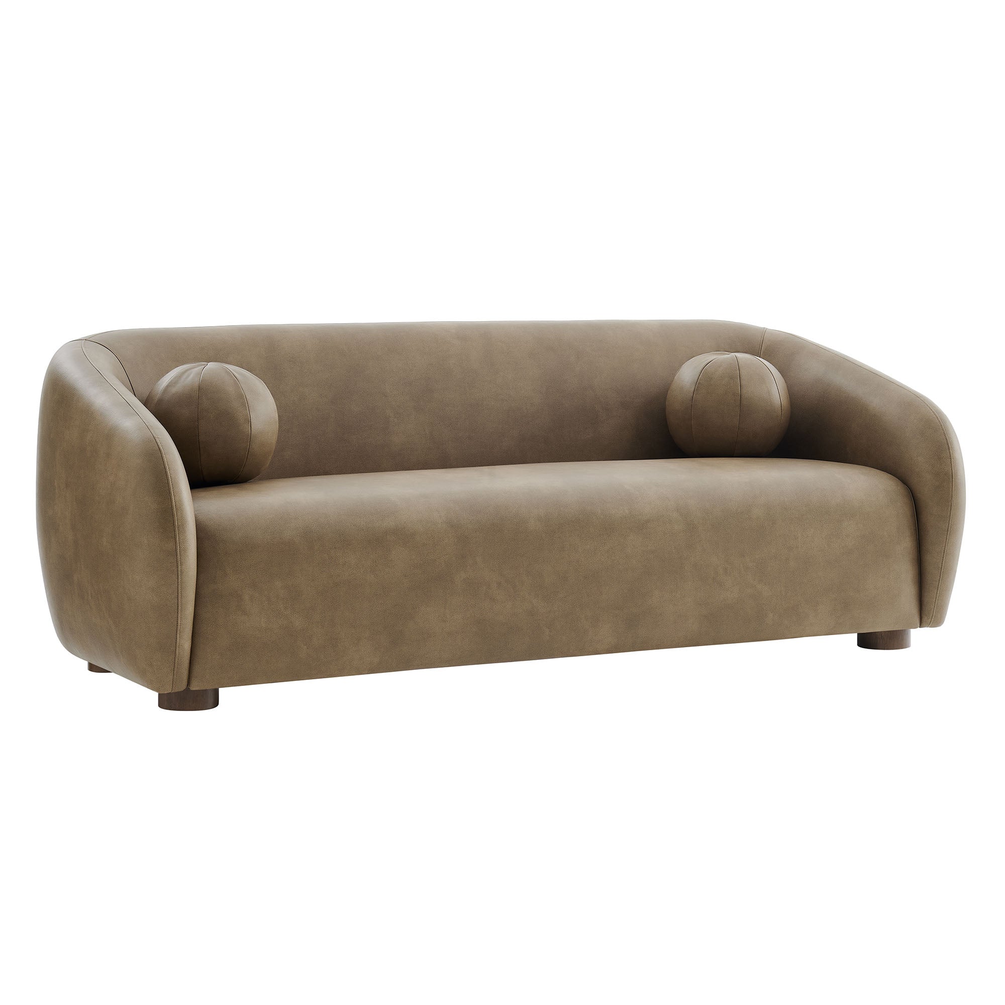 Holland 85" Vegan Leather Sofa