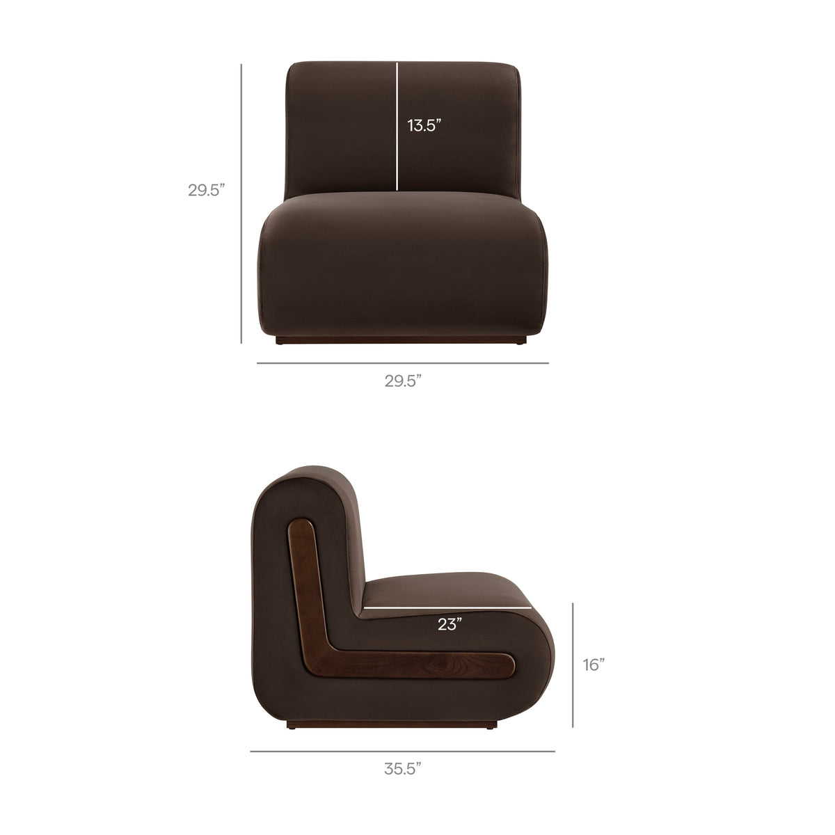 Denby Performance Velvet Accent Chair