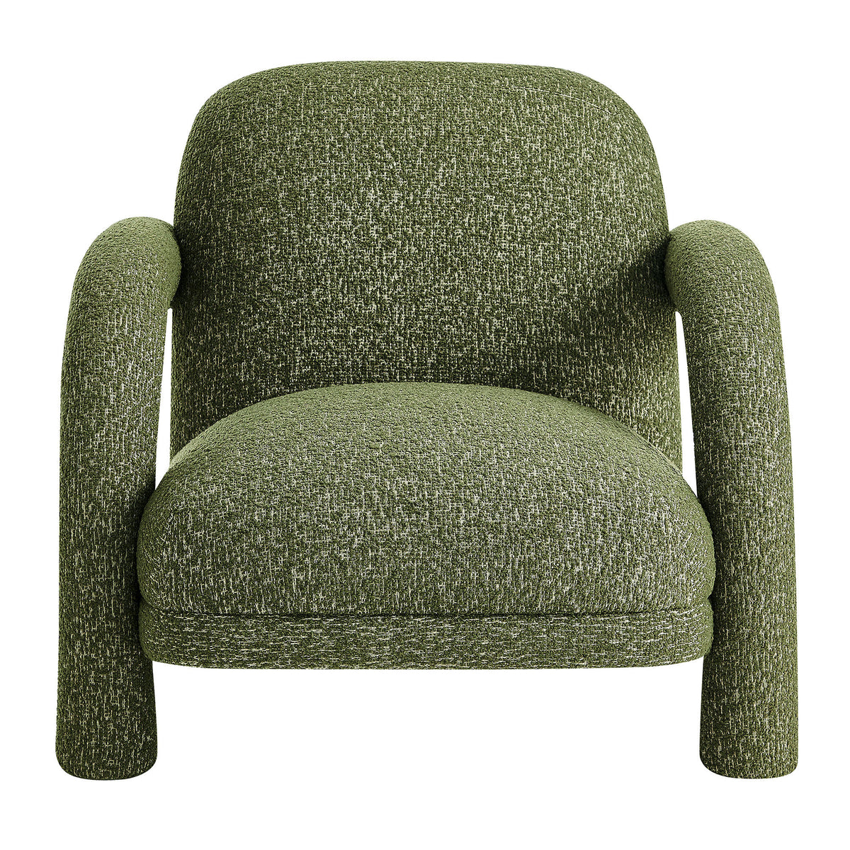 Ferris Textured Woven Fabric Lounge Chair