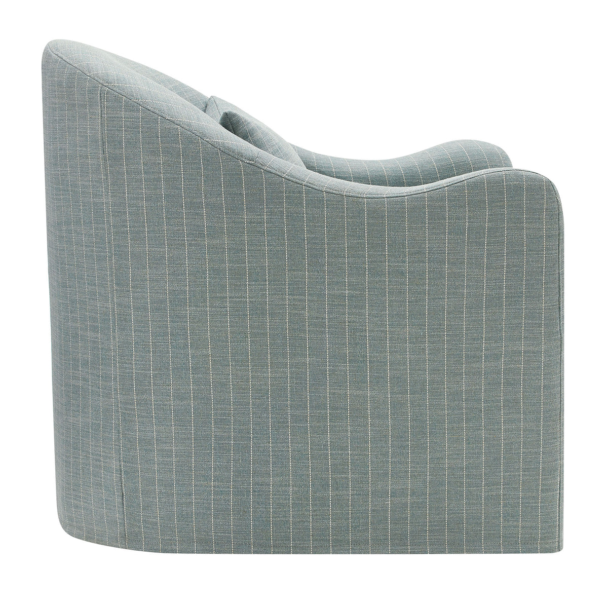 Bardot Slipcovered Striped Accent Chair