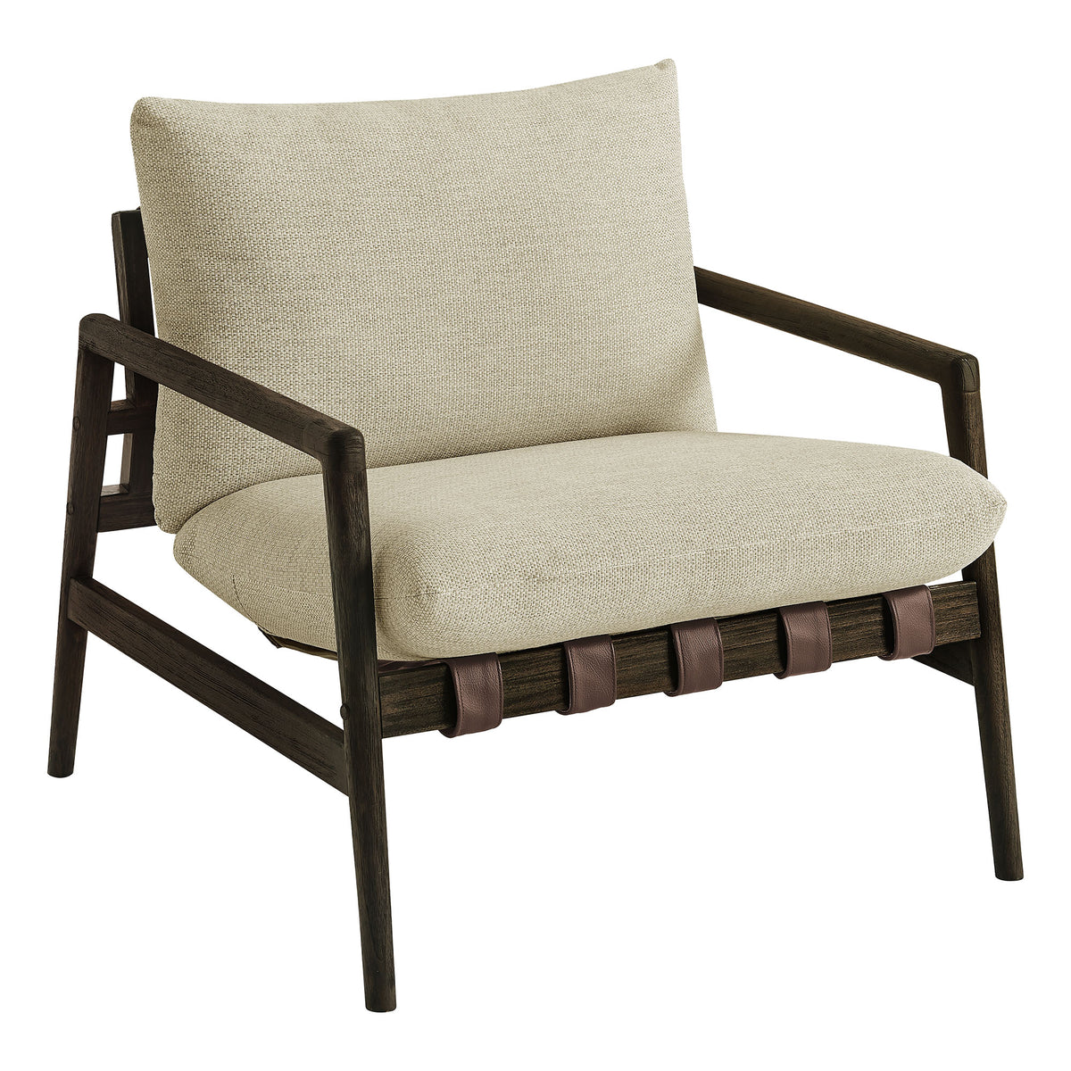 Nomi Outdoor Patio Teak Wood Sling Chair