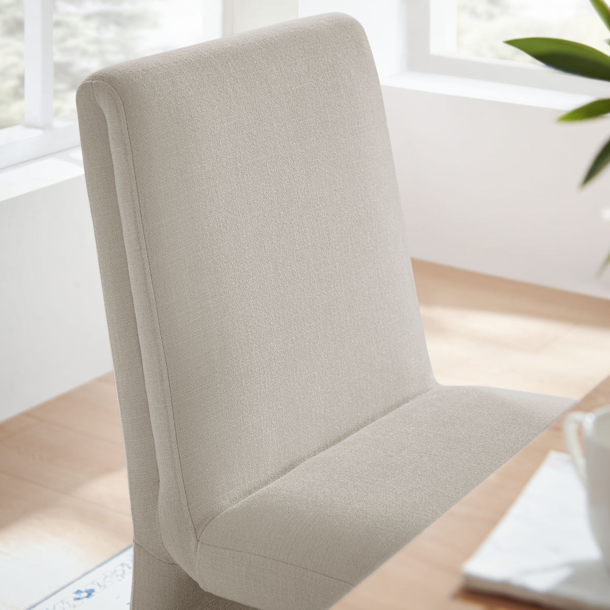 Emory Upholstered Fabric Dining Side Chair Set of 2