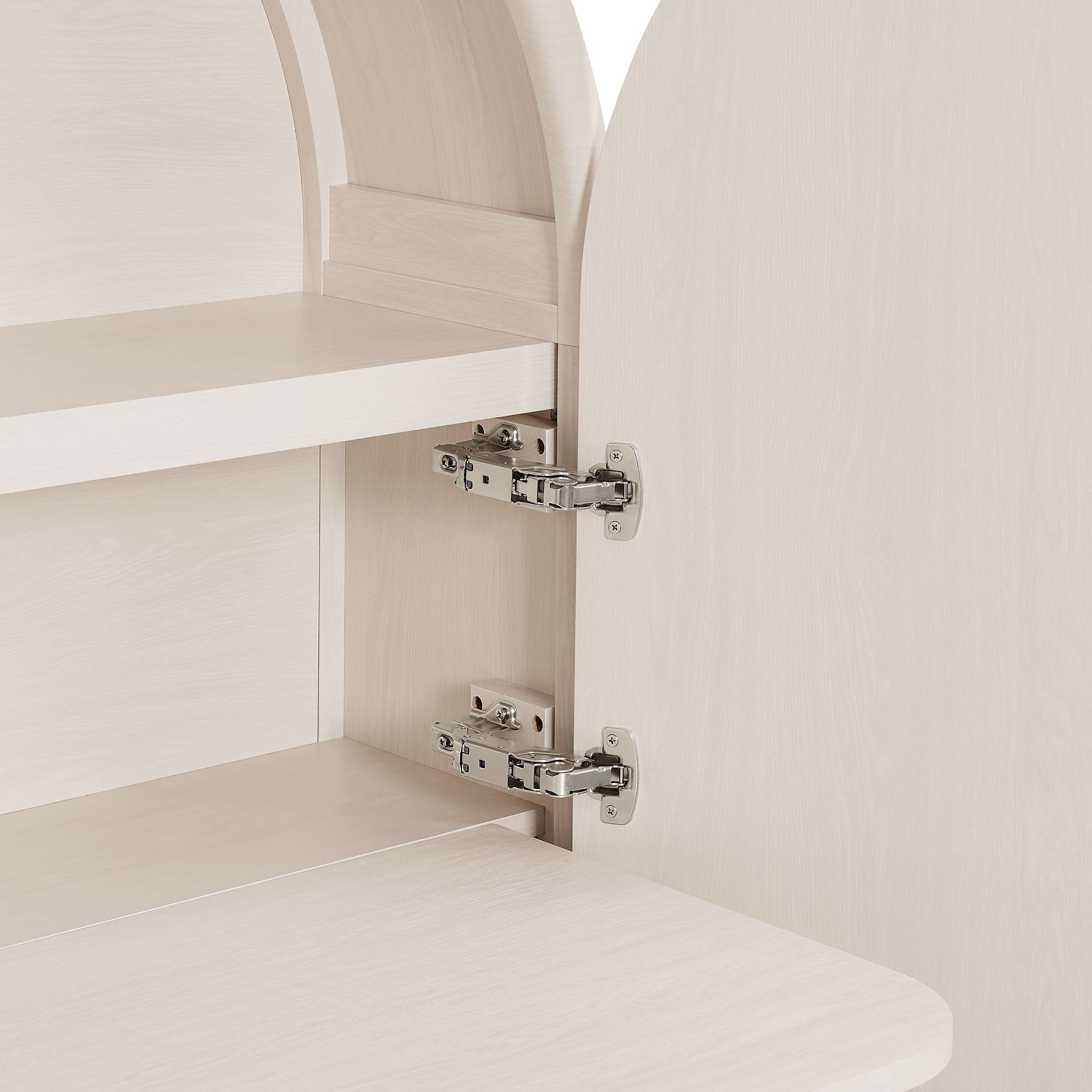 Bellamy Arched Fold-Out Desk Cabinet