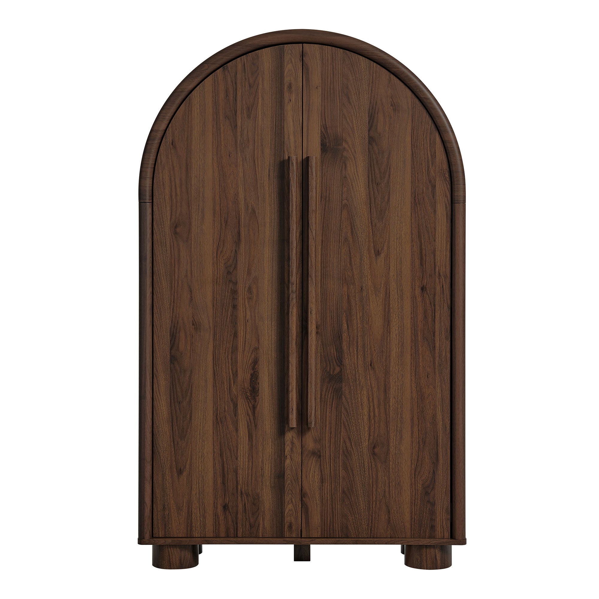 Bellamy Arched Fold-Out Desk Cabinet