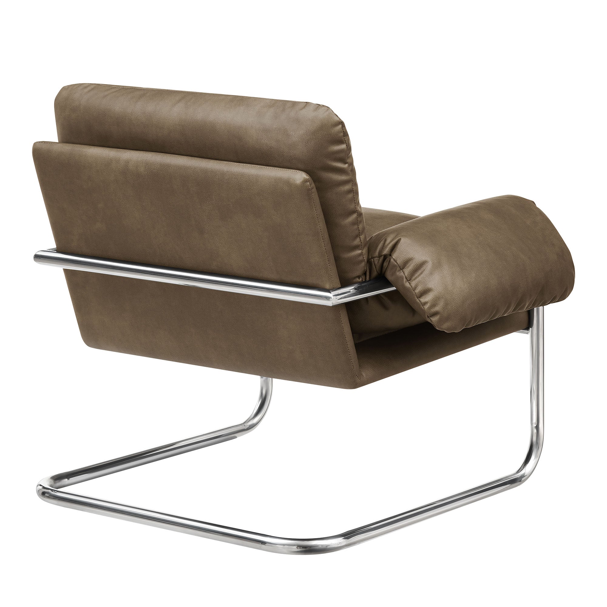 Ansel Vegan Leather Accent Chair