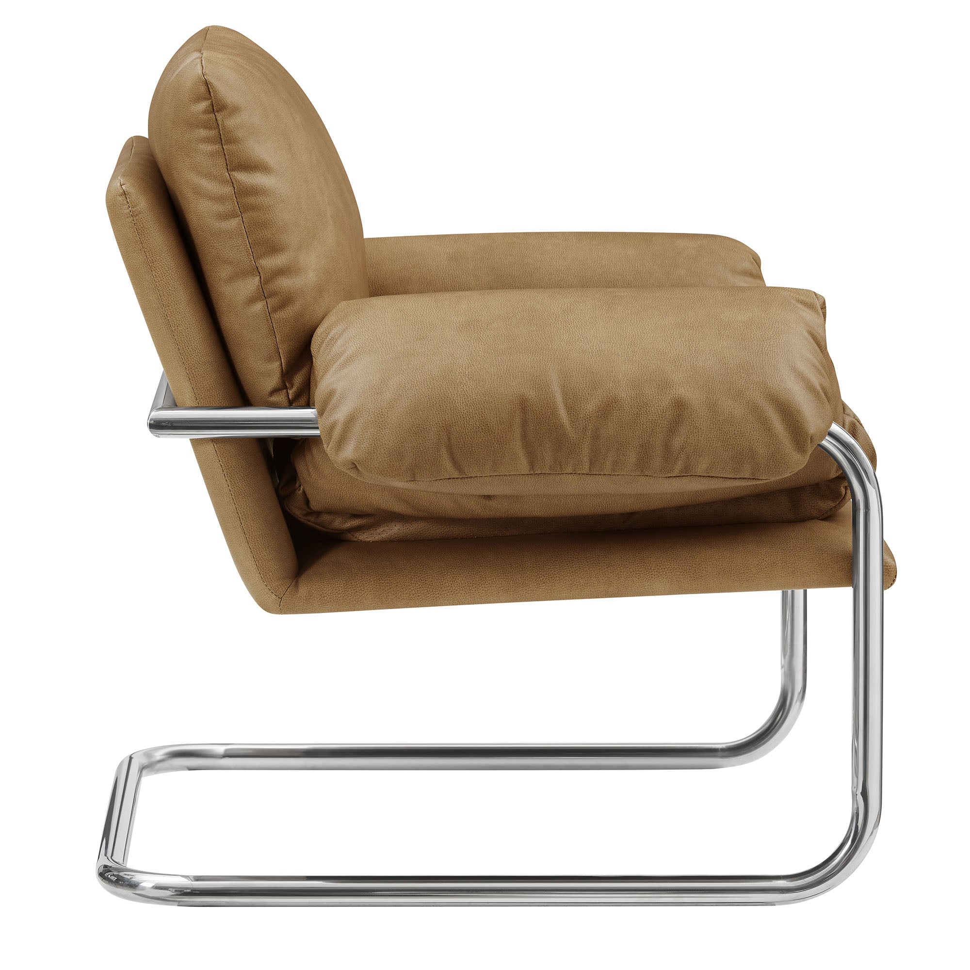 Ansel Vegan Leather Accent Chair