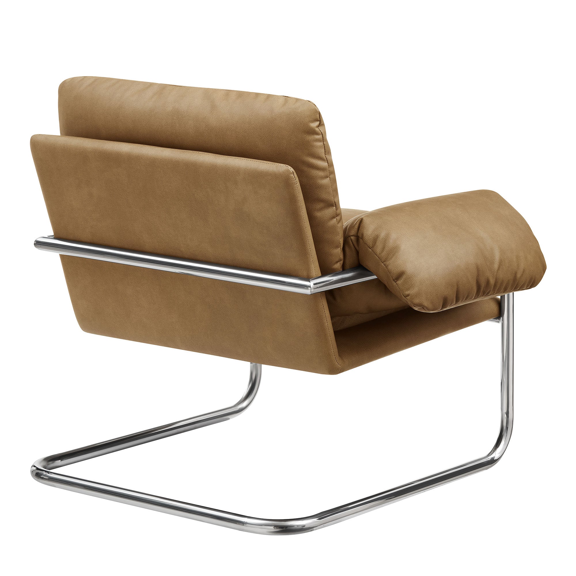 Ansel Vegan Leather Accent Chair
