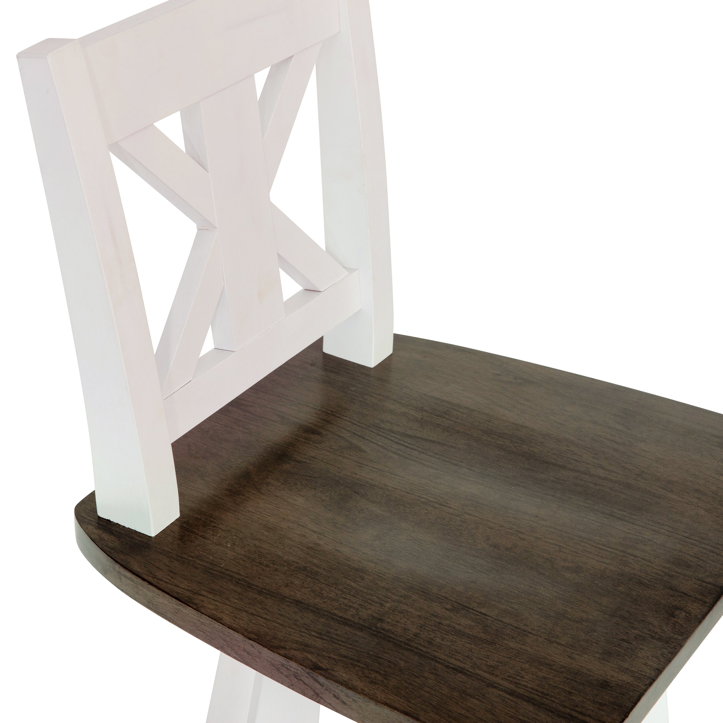 Gwendolyn Solid Wood Modern Farmhouse Swivel Bar Height Barstool