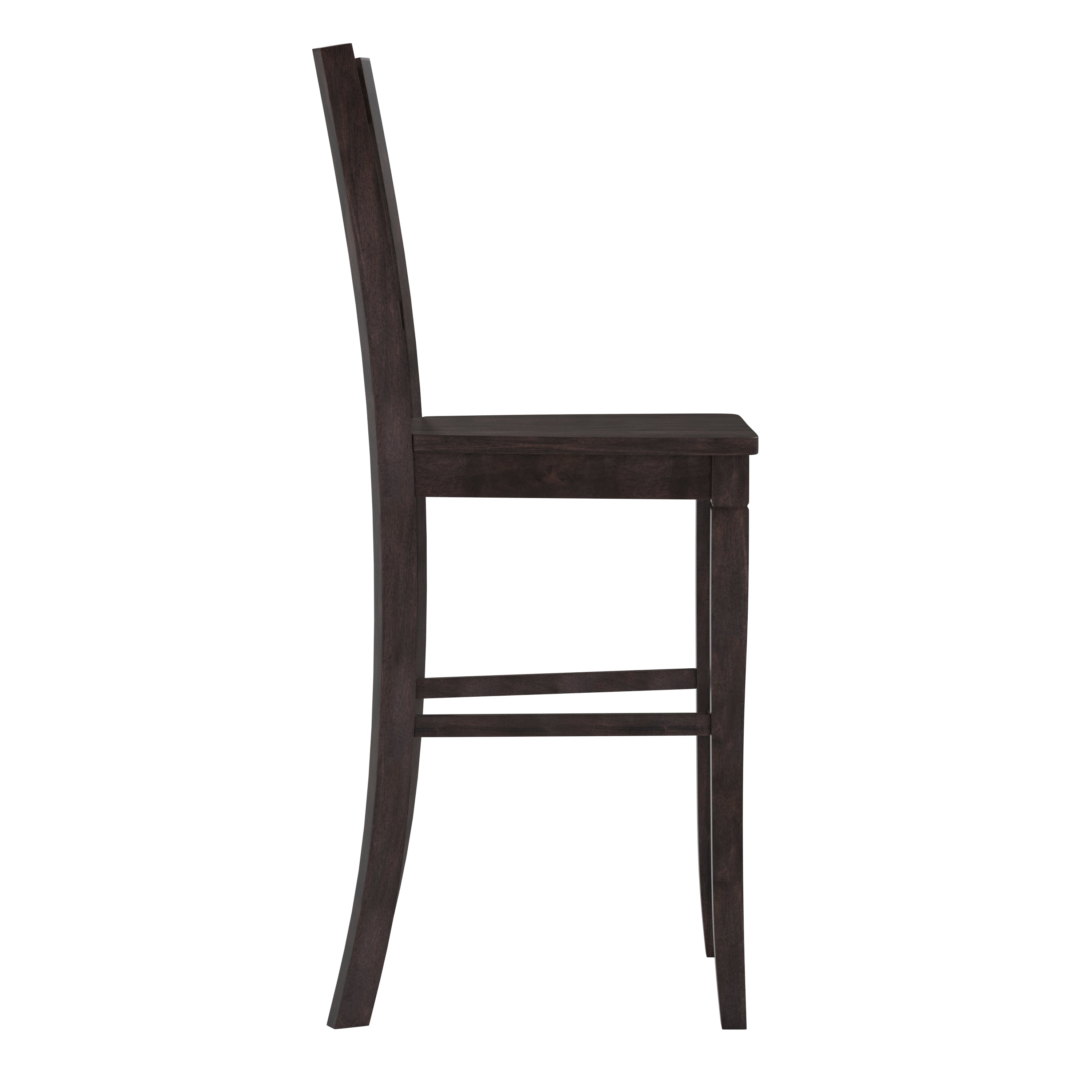 Gwendolyn Set of 2 Solid Wood Modern Farmhouse Counter Height Barstool