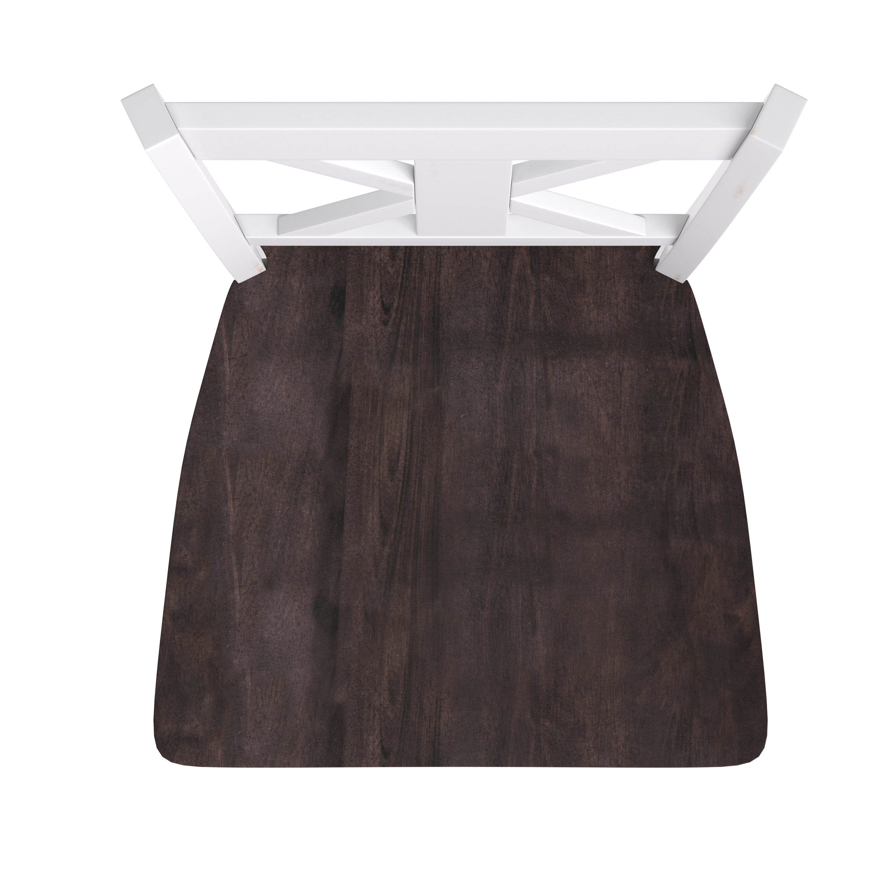 Gwendolyn Set of 2 Solid Wood Modern Farmhouse Counter Height Barstool