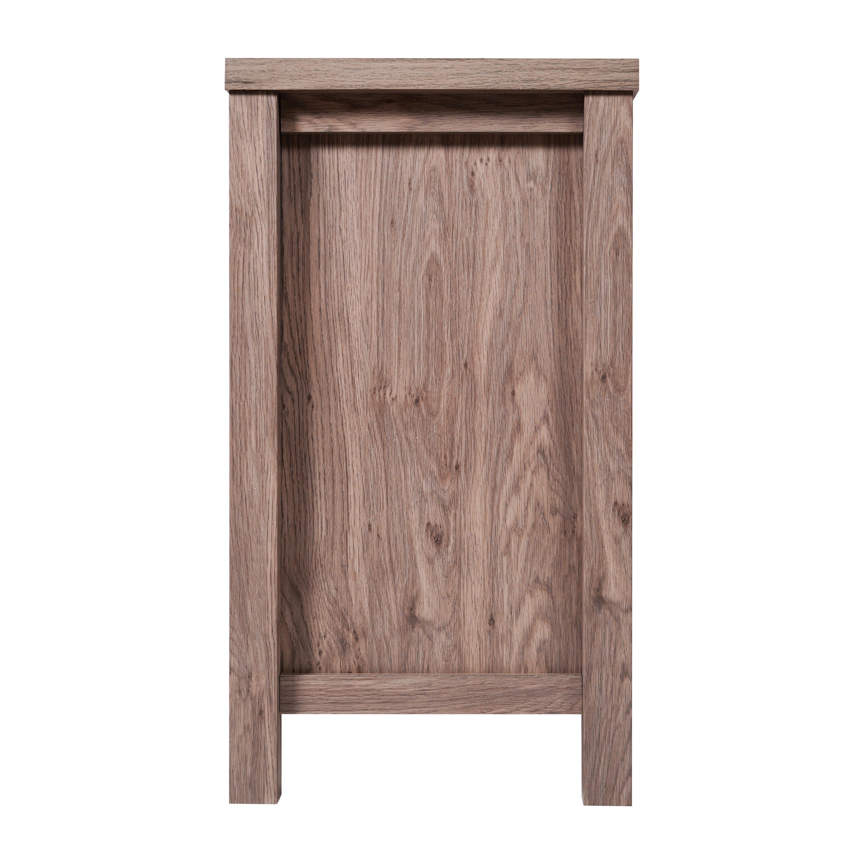 Dion Modern Kitchen and Dining Room Buffet Sideboard Storage Cabinet, Engineered Wood with 2 Tempered Glass Doors, 2 Drawers, Open Shelf