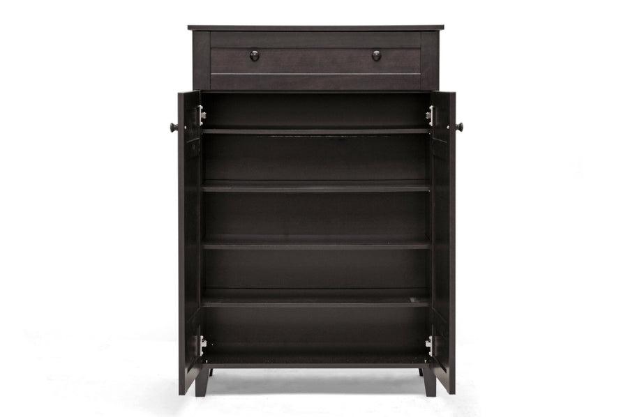 Glidden Wood Modern Shoe Cabinet (Tall)