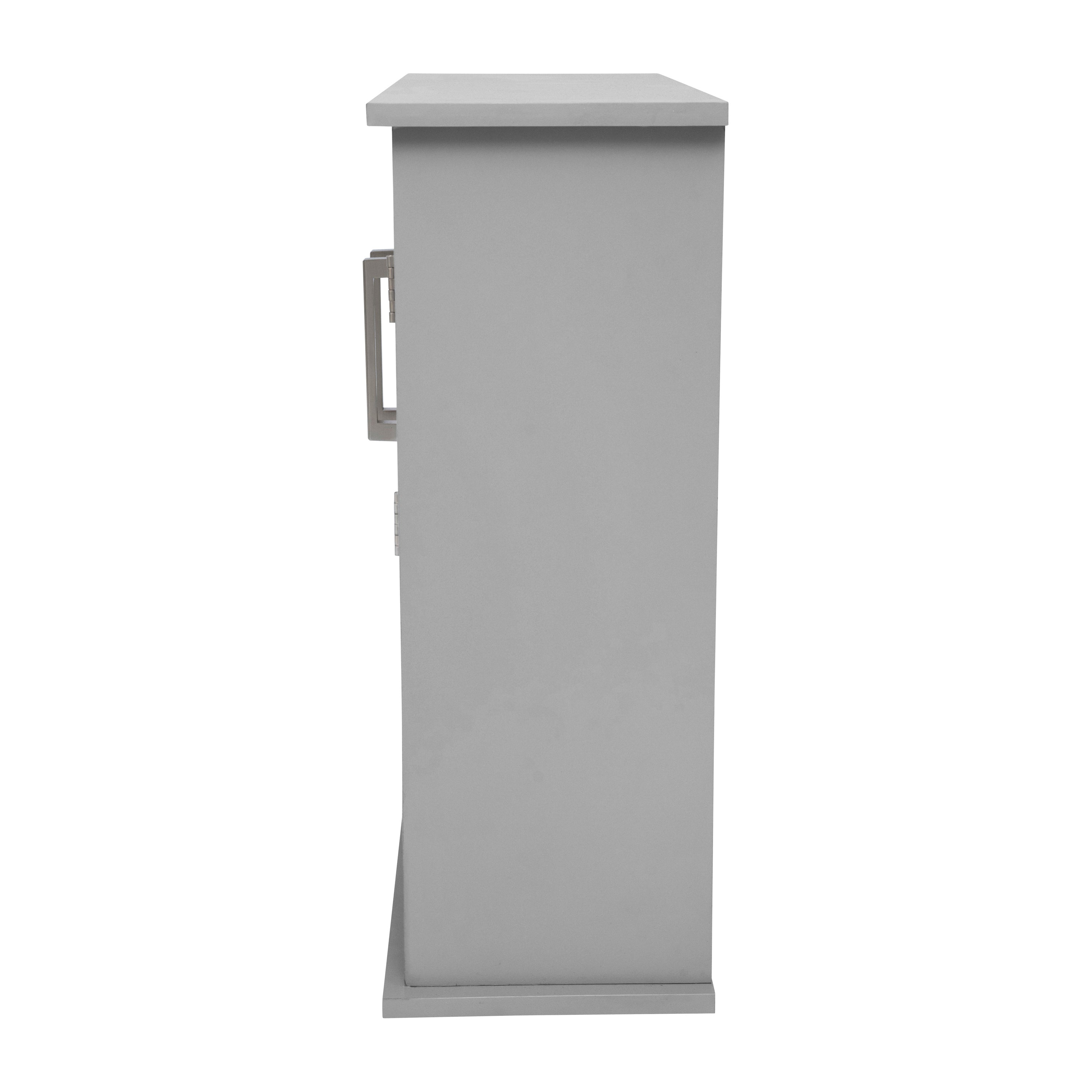 Vega Wall Mounted Bathroom Medicine Cabinet Storage Organizer with Magnetic Closure Doors, Adjustable Shelf, and Lower Open Shelf