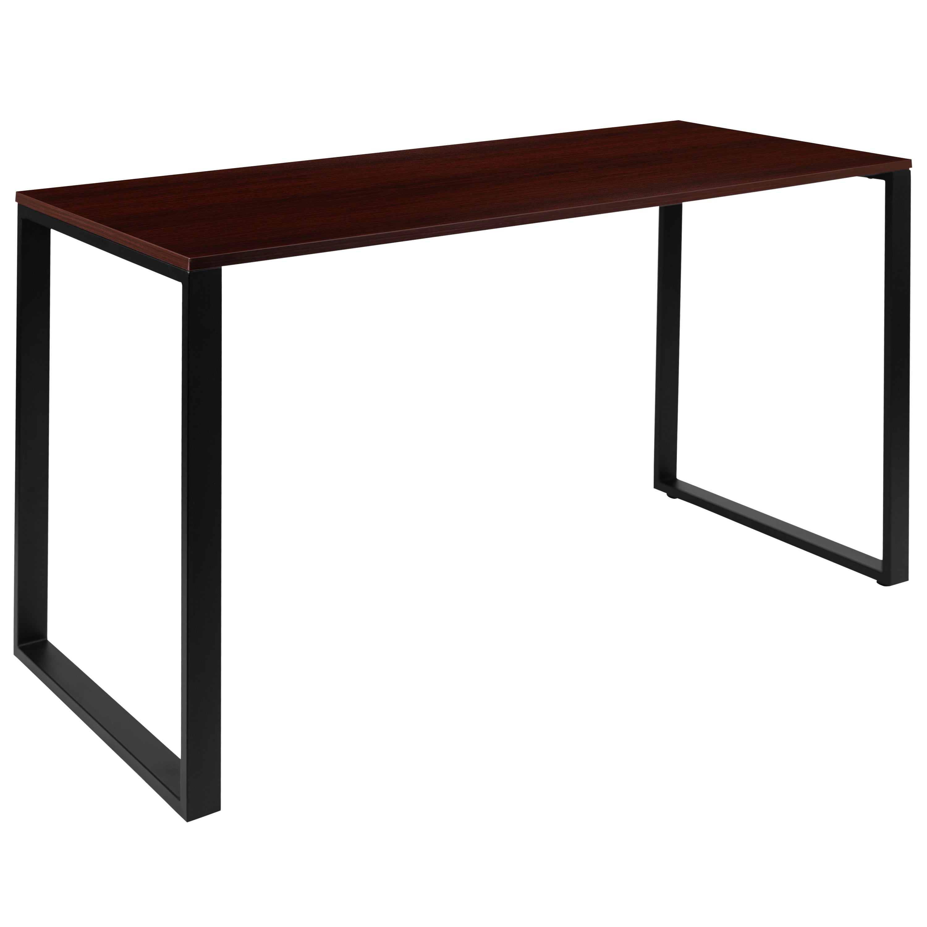 Modern Desk Industrial Style Computer Desk Sturdy Home Office Desk - 55" Length