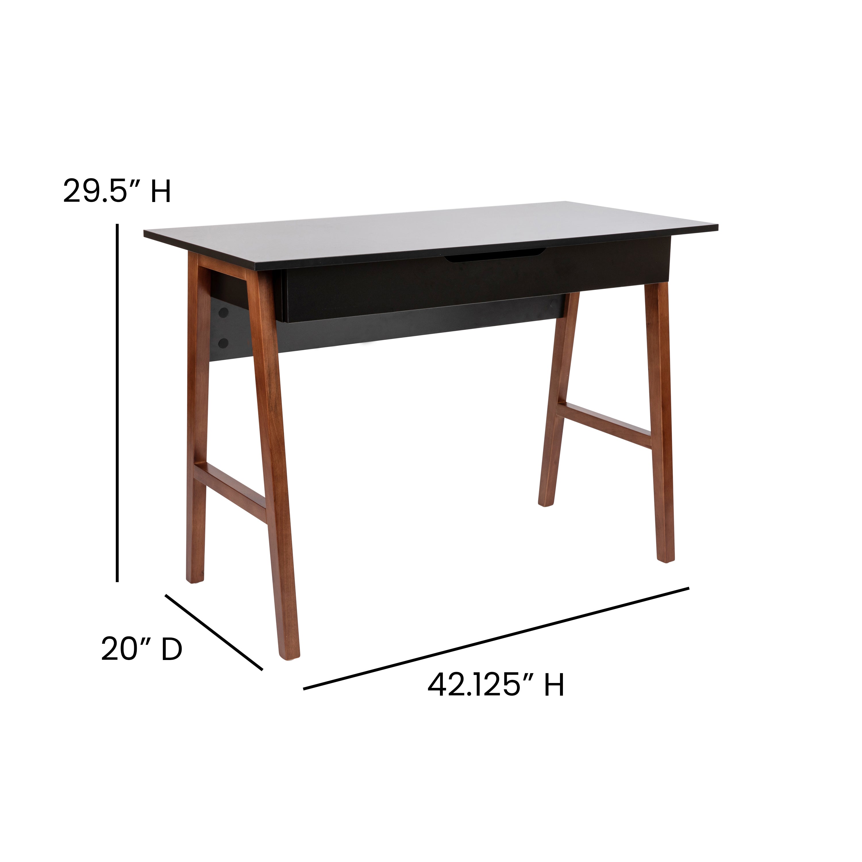 Home Office Writing Computer Desk with Drawer - Table Desk for Writing and Work