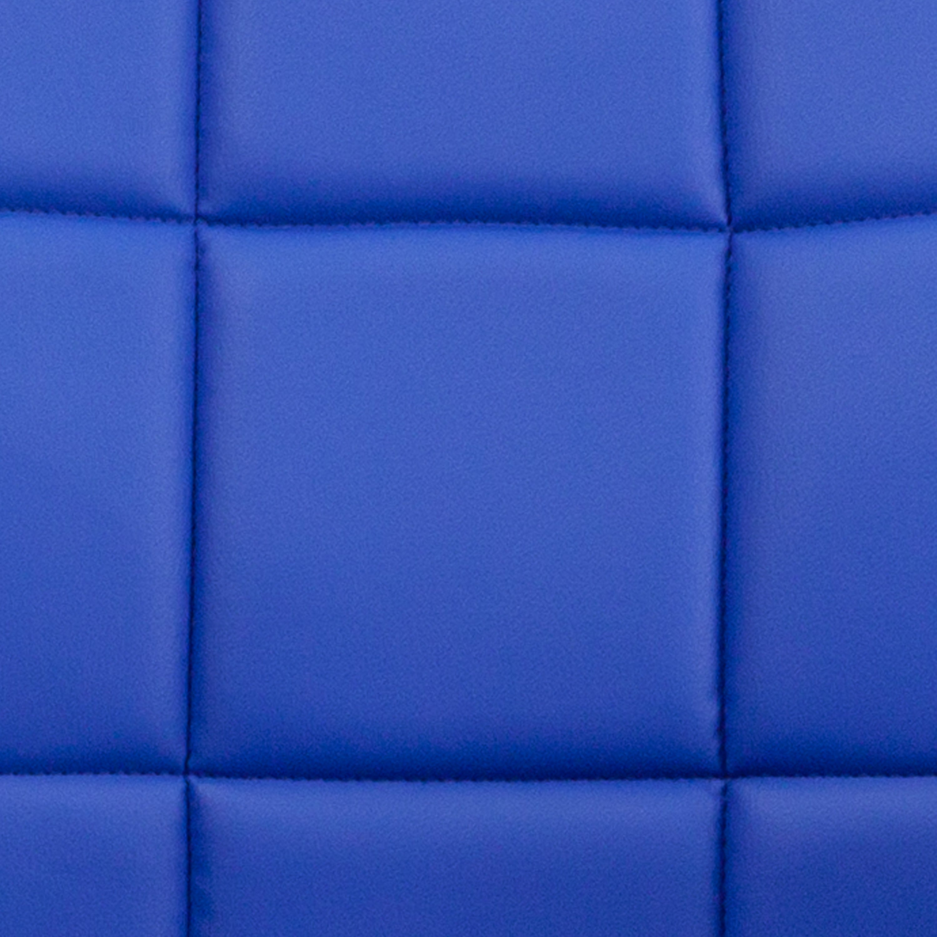 Mid-Back Quilted Vinyl Swivel Task Office Chair with Arms