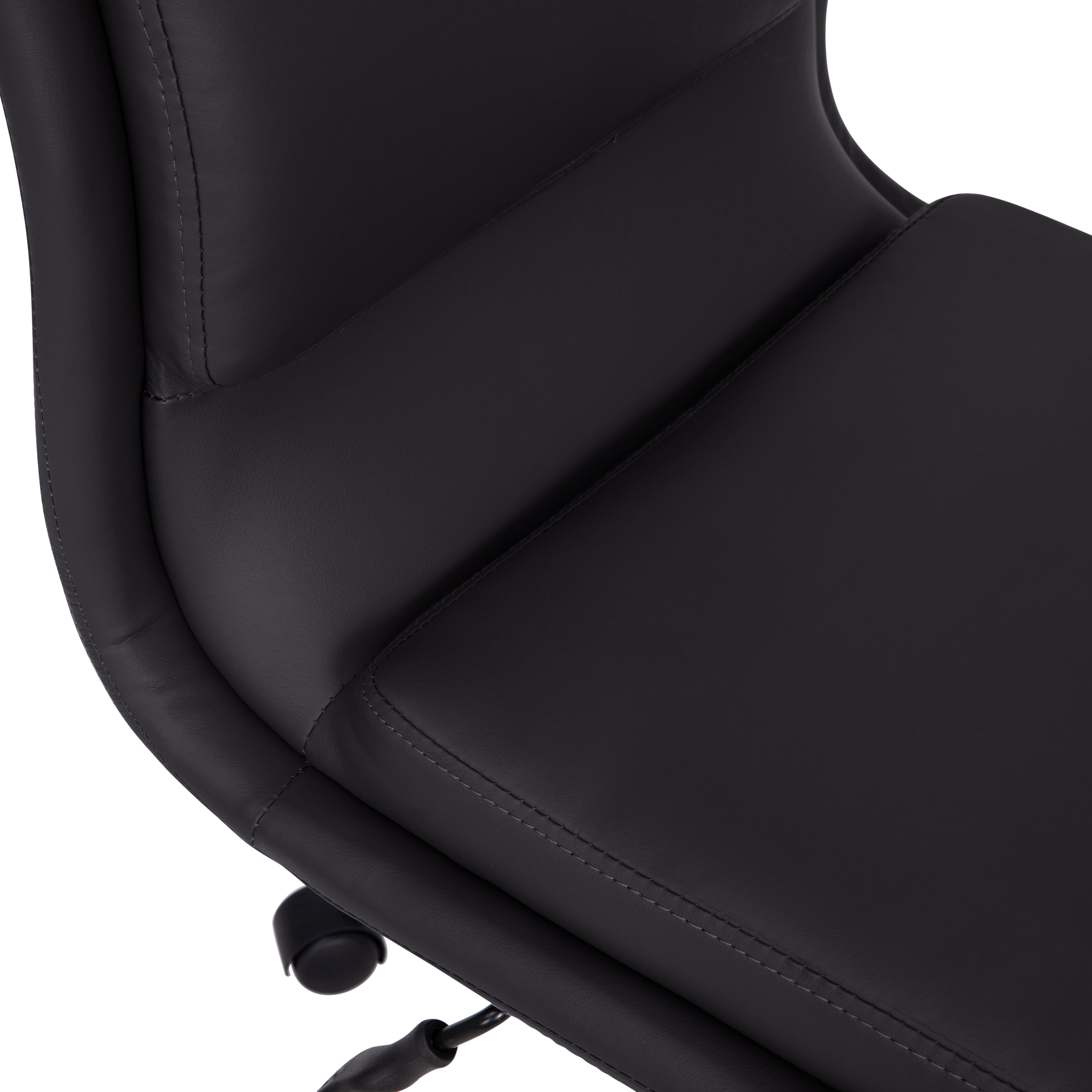 Madigan Mid-Back Armless Swivel Task Office Chair with Upholstery and Adjustable Metal Base