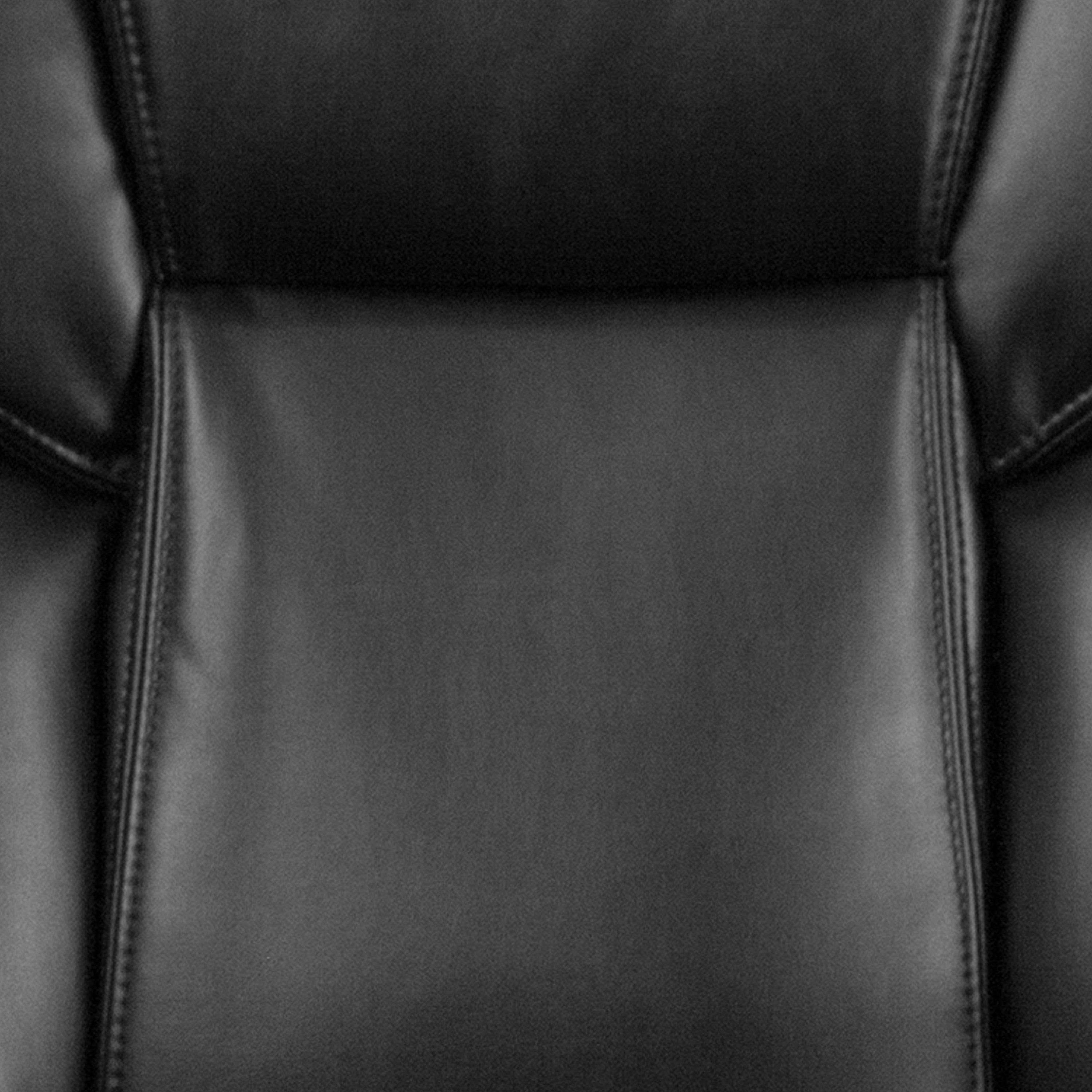 Mid-Back LeatherSoftSoft Executive Swivel Office Chair with Padded Arms