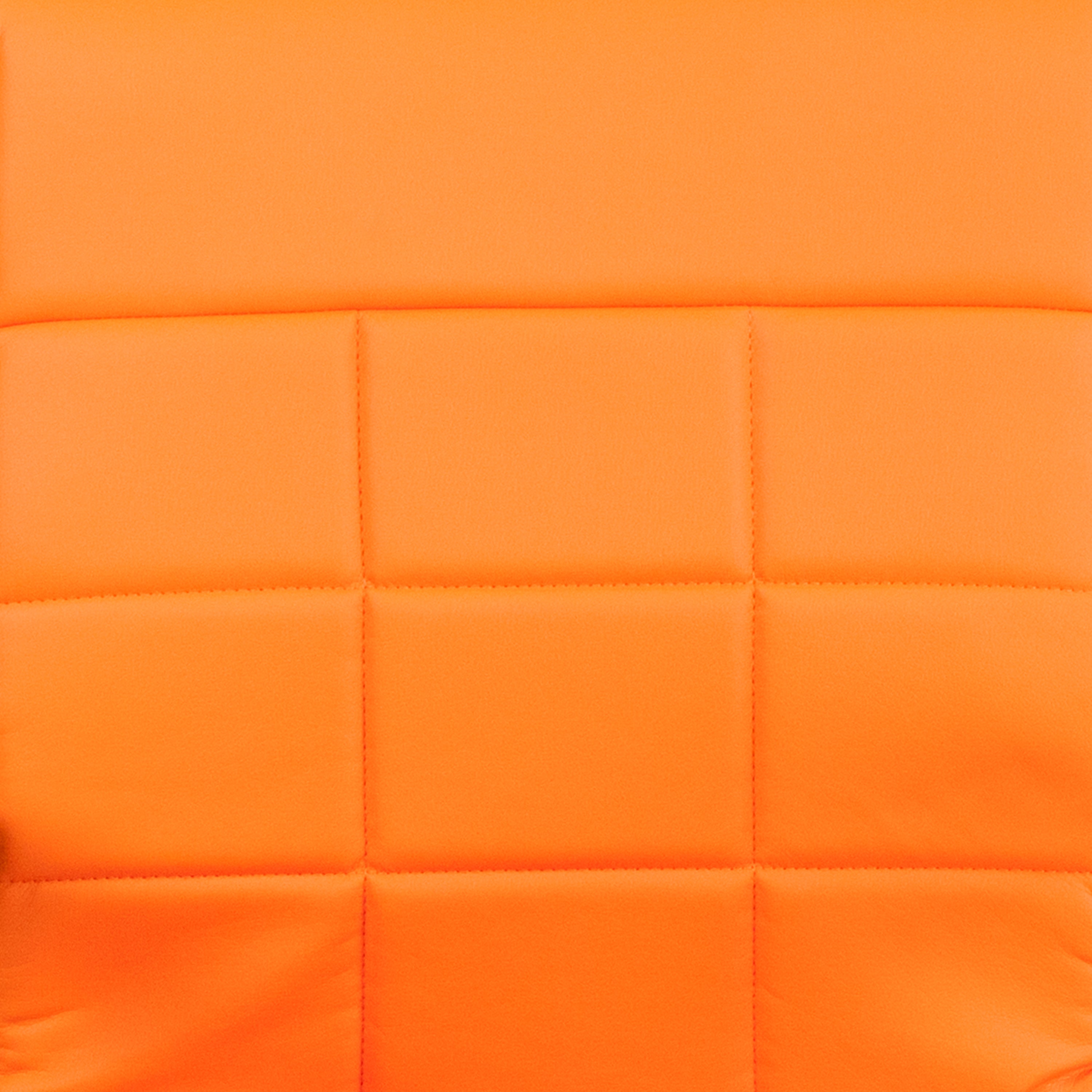 Mid-Back Vinyl Executive Swivel Office Chair with Chrome Base and Arms